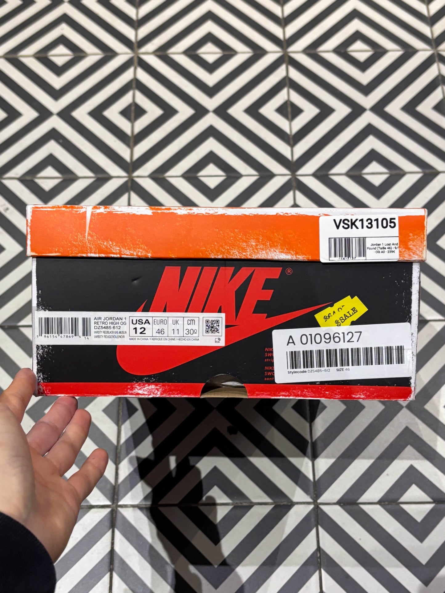 Jordan 1 Lost And Found (Taille 46)