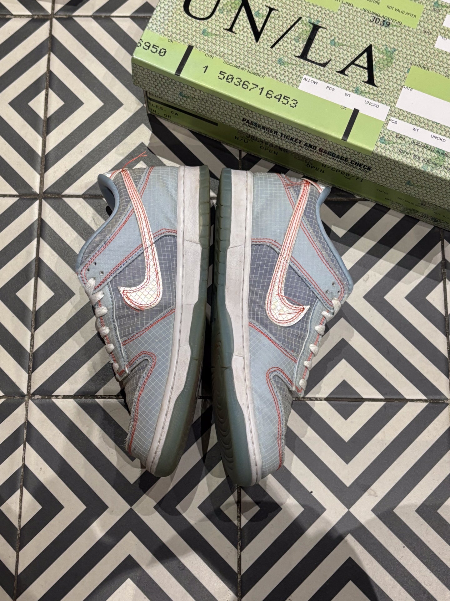 Dunk low Union Argon (Taille 42,5)