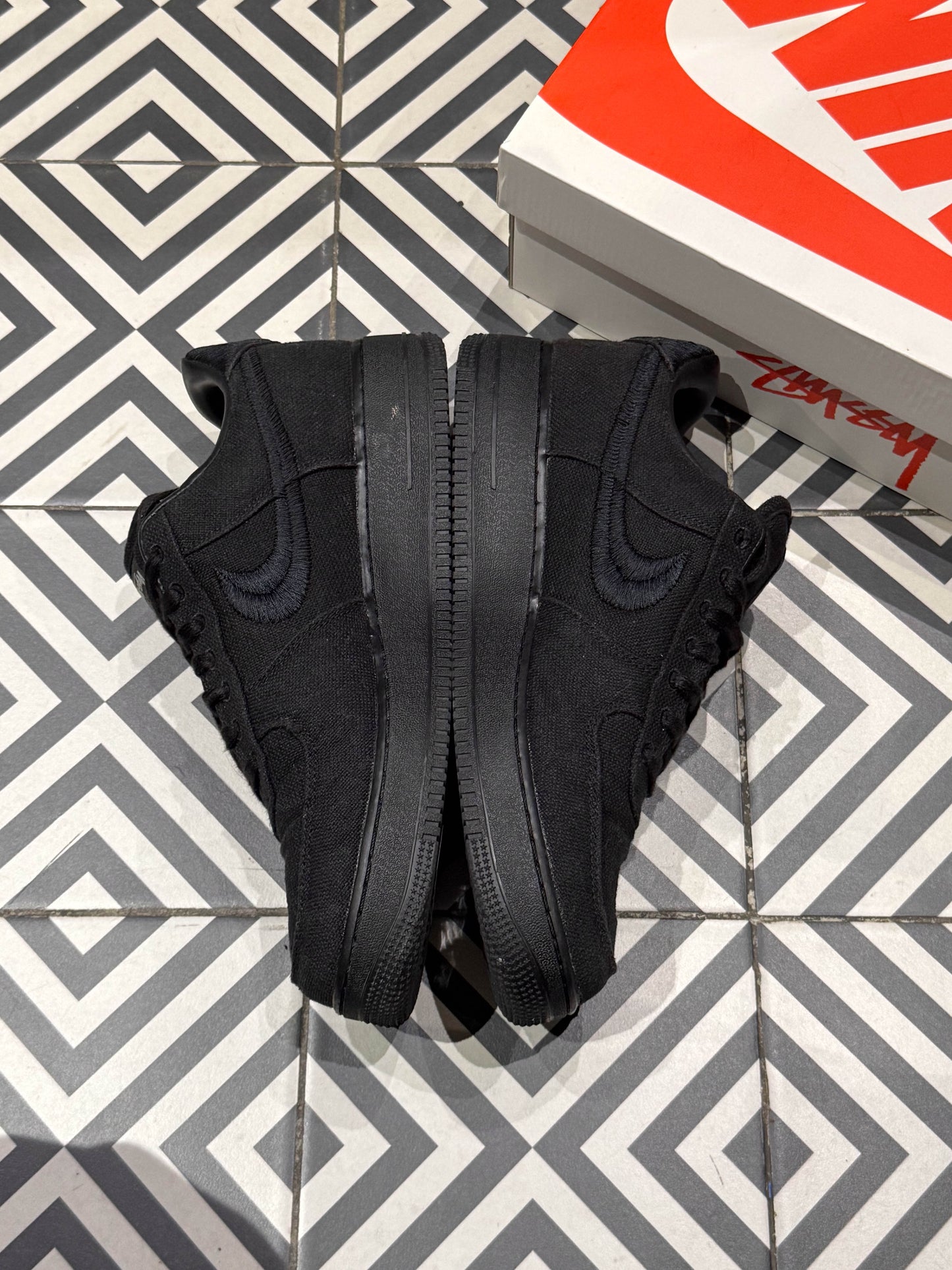 Air Force 1 Stussy Black (Taille 47,5)
