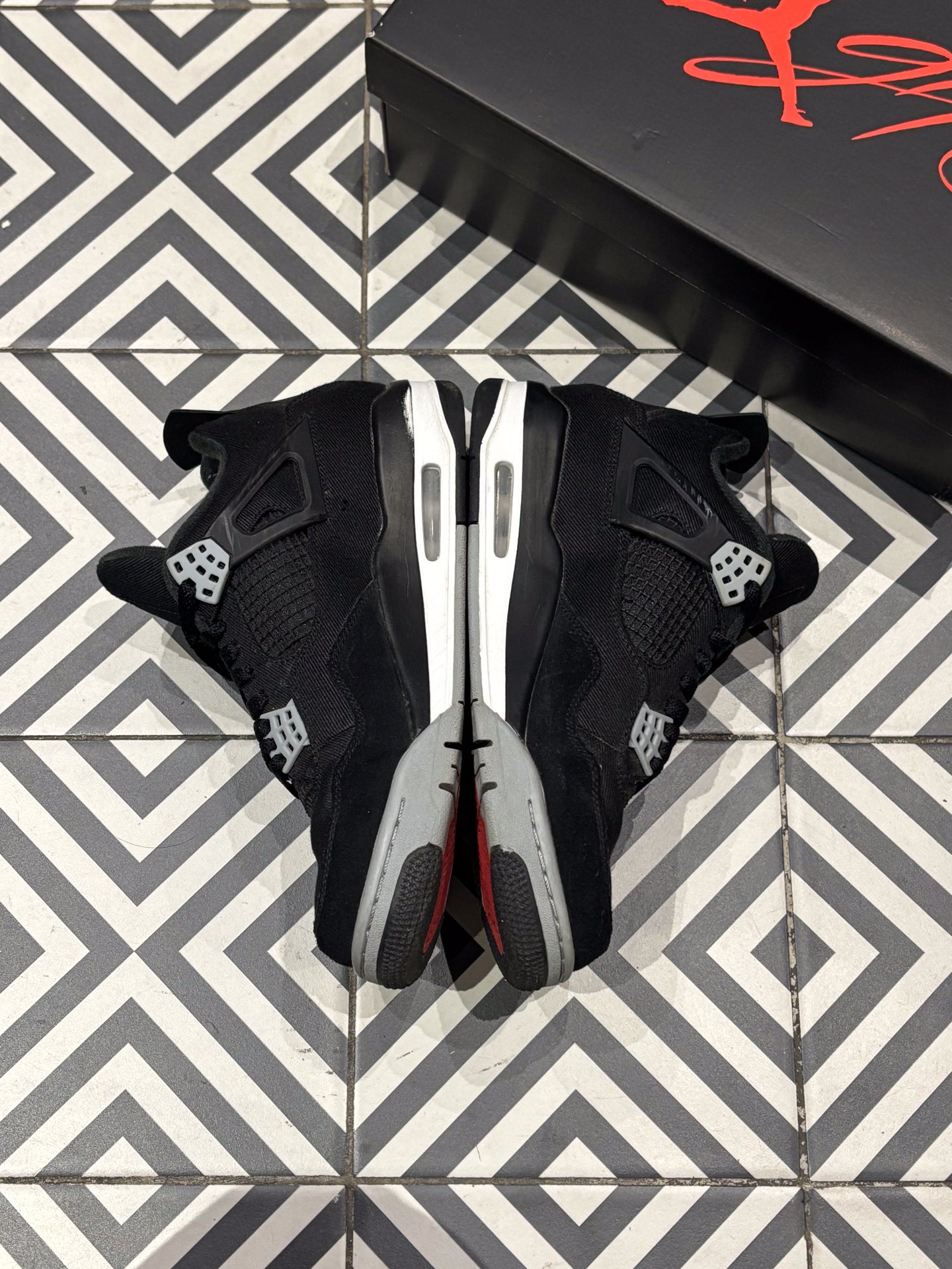 Jordan 4 Black Canvas (42,5)