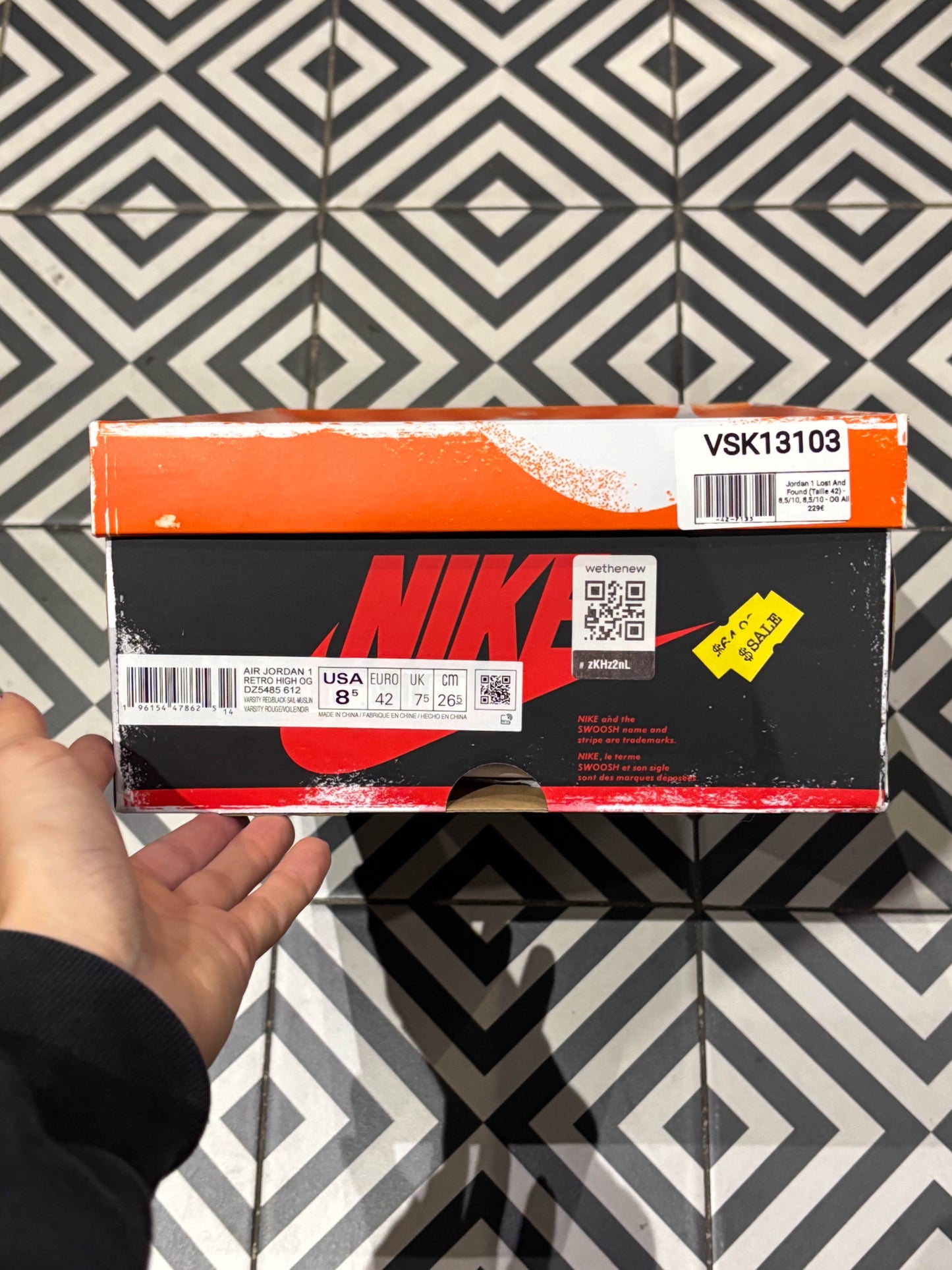 Jordan 1 Lost And Found (Taille 42)