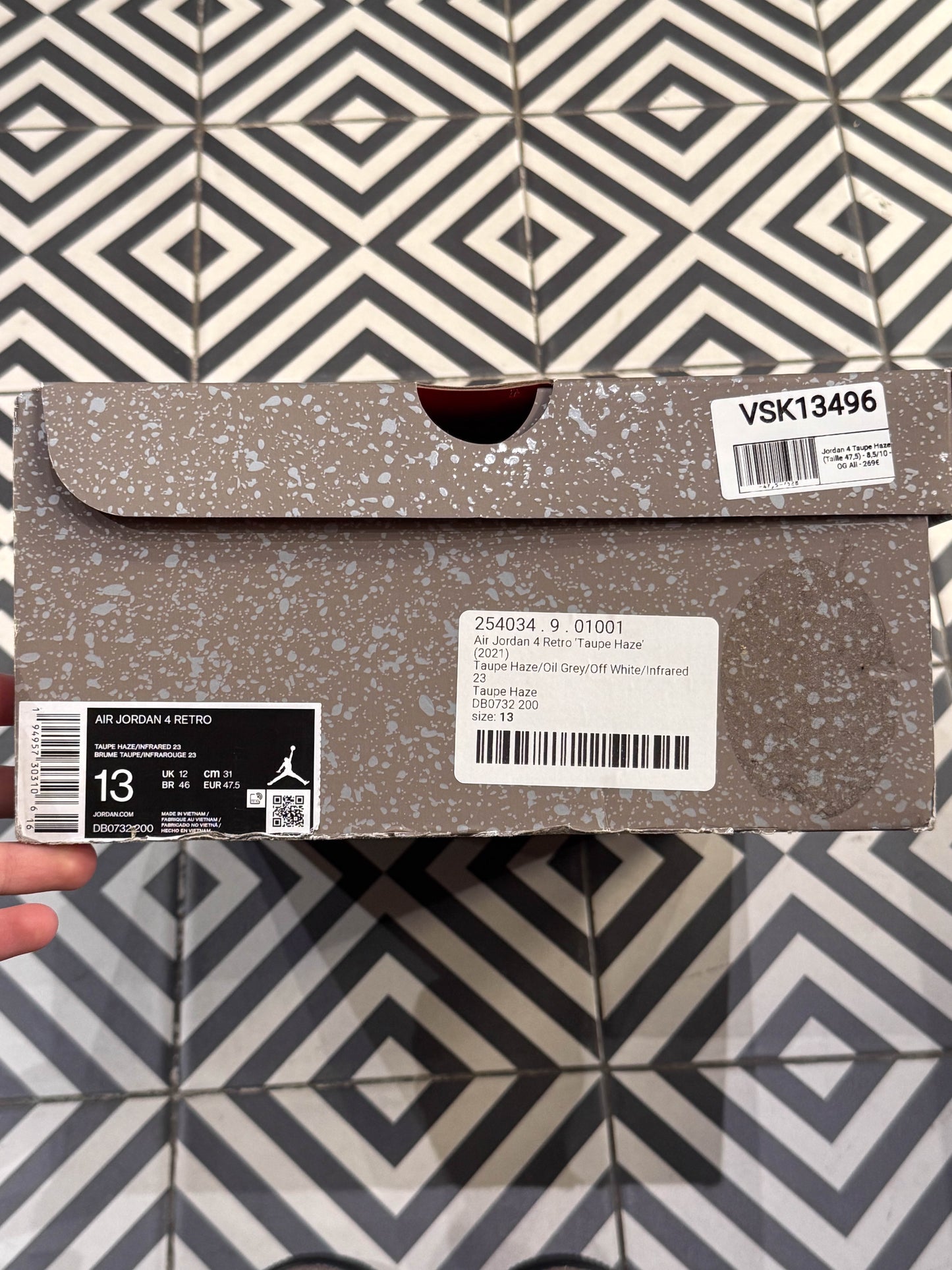 Jordan 4 Taupe Haze (Taille 47,5)