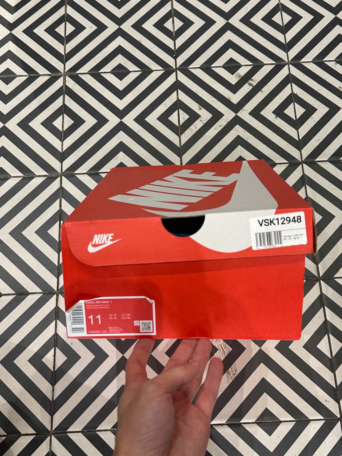 Air Max 1 UNC (Taille 45)