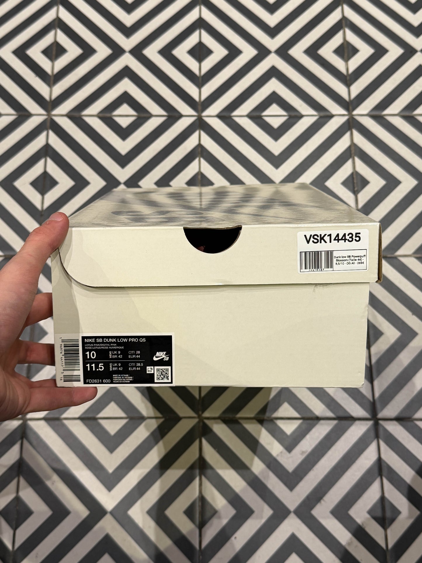 Dunk low SB Powerpuff Blossom (Taille 44)