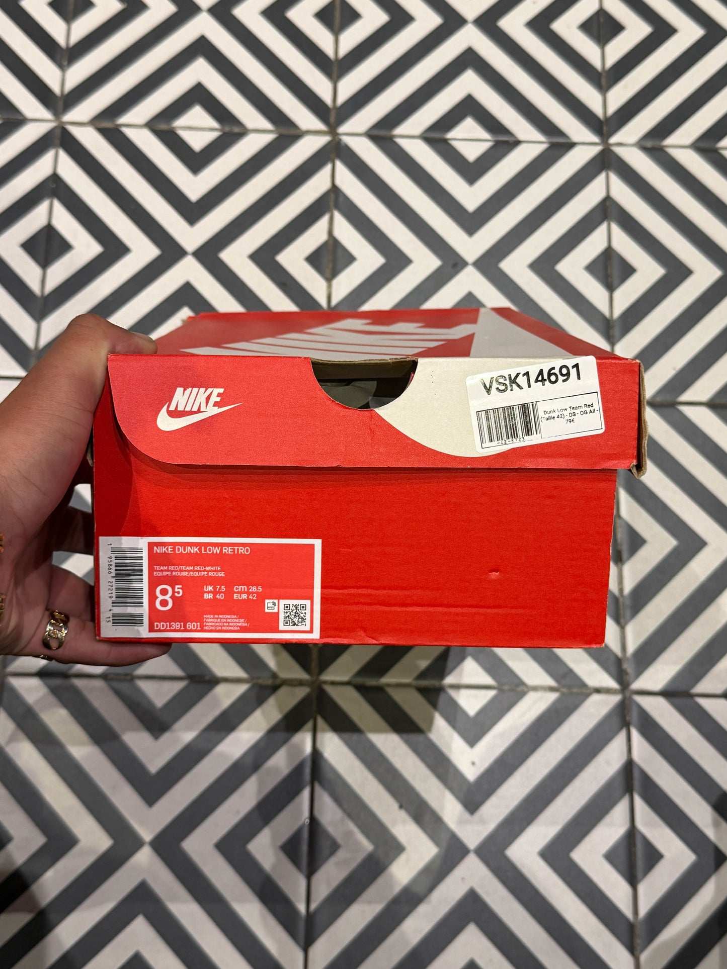 Dunk Low Team Red (Taille 42)