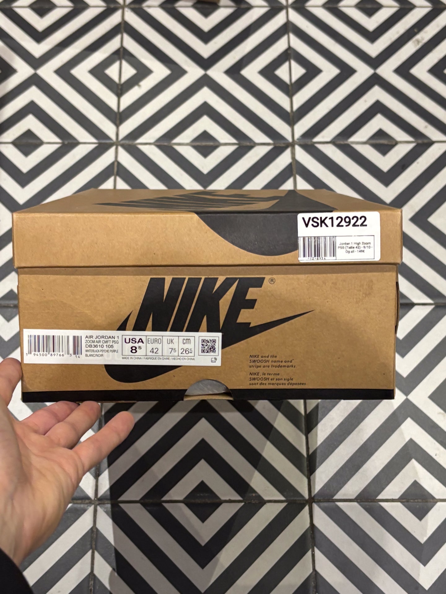 Jordan 1 High Zoom PSG (Taille 42)