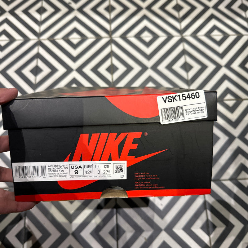 Jordan 1 High Electro Orange (Taille 42,5)