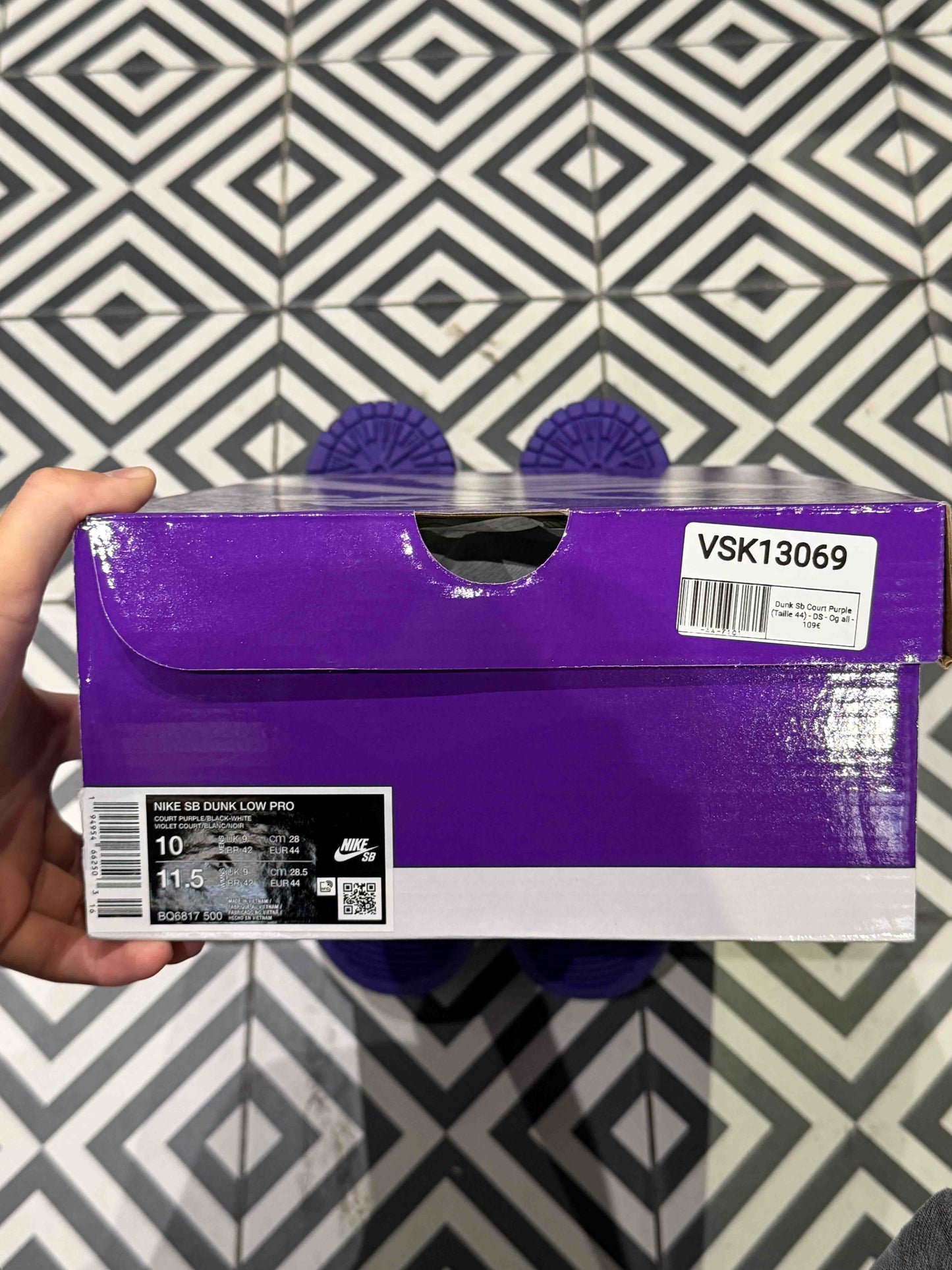 Dunk Sb Court Purple (Taille 44)