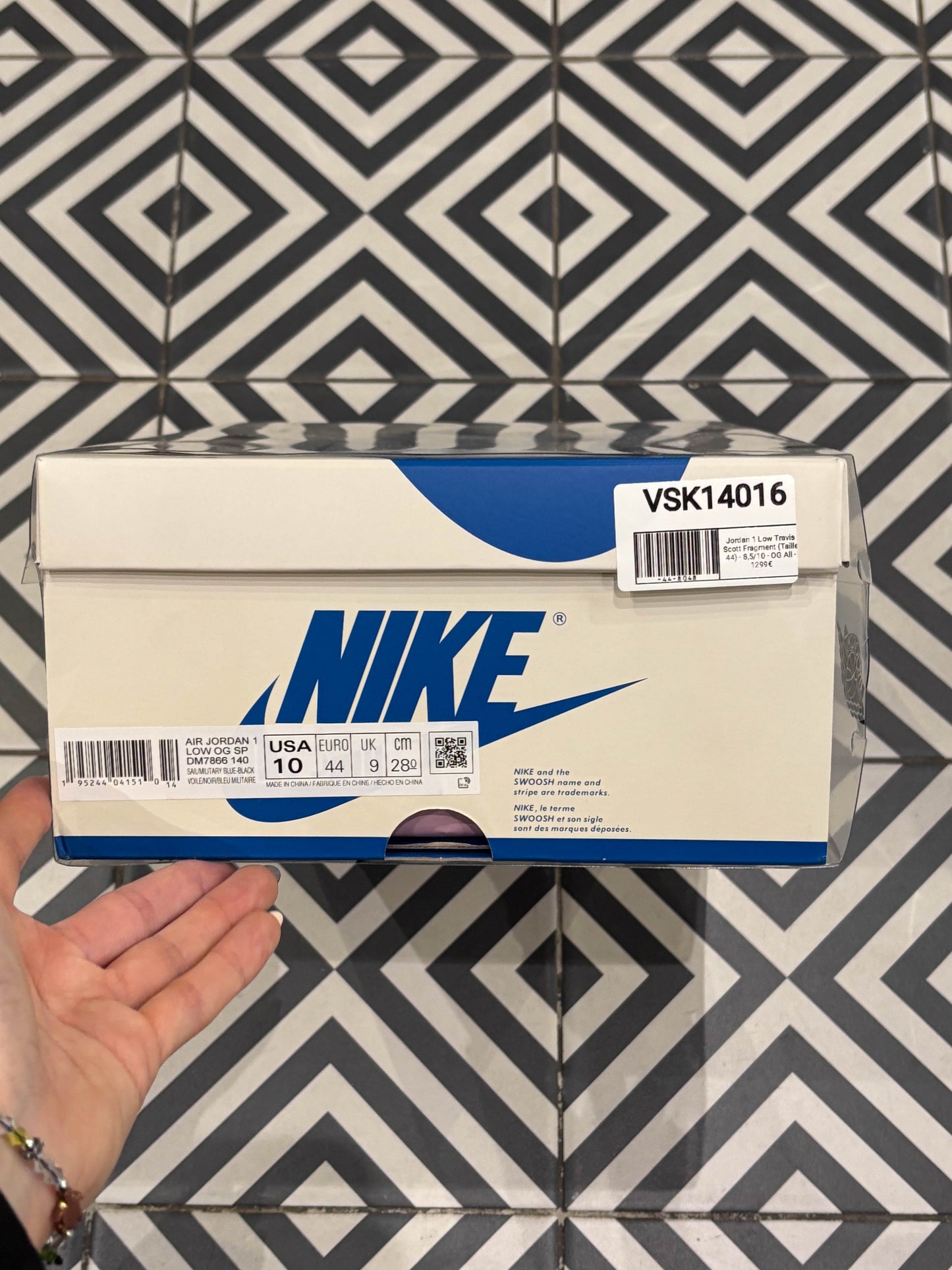 Jordan 1 Low Travis Scott Fragment (Taille 44)