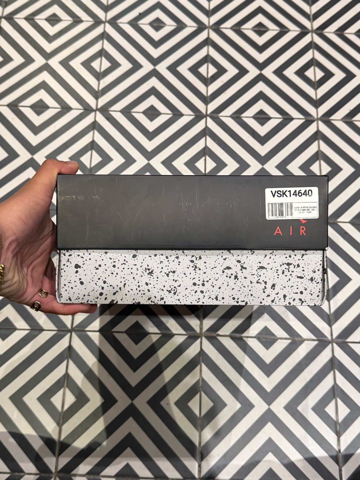 Jordan 4 White Cement 2016 (Taille 45)