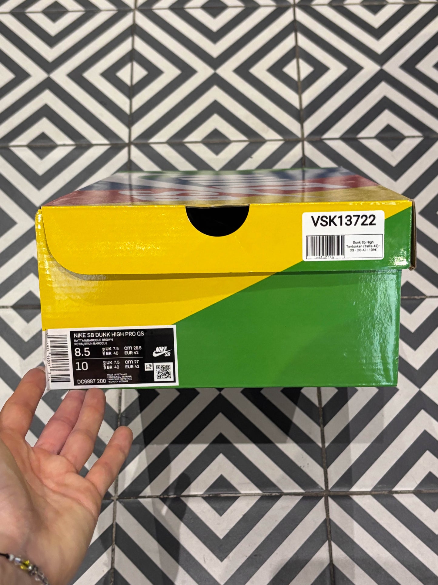 Dunk Sb High Turdunken (Taille 42)