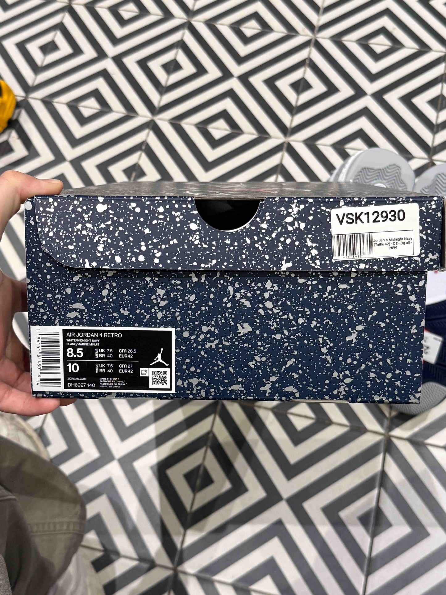 Jordan 4 Midnight Navy (Taille 42)