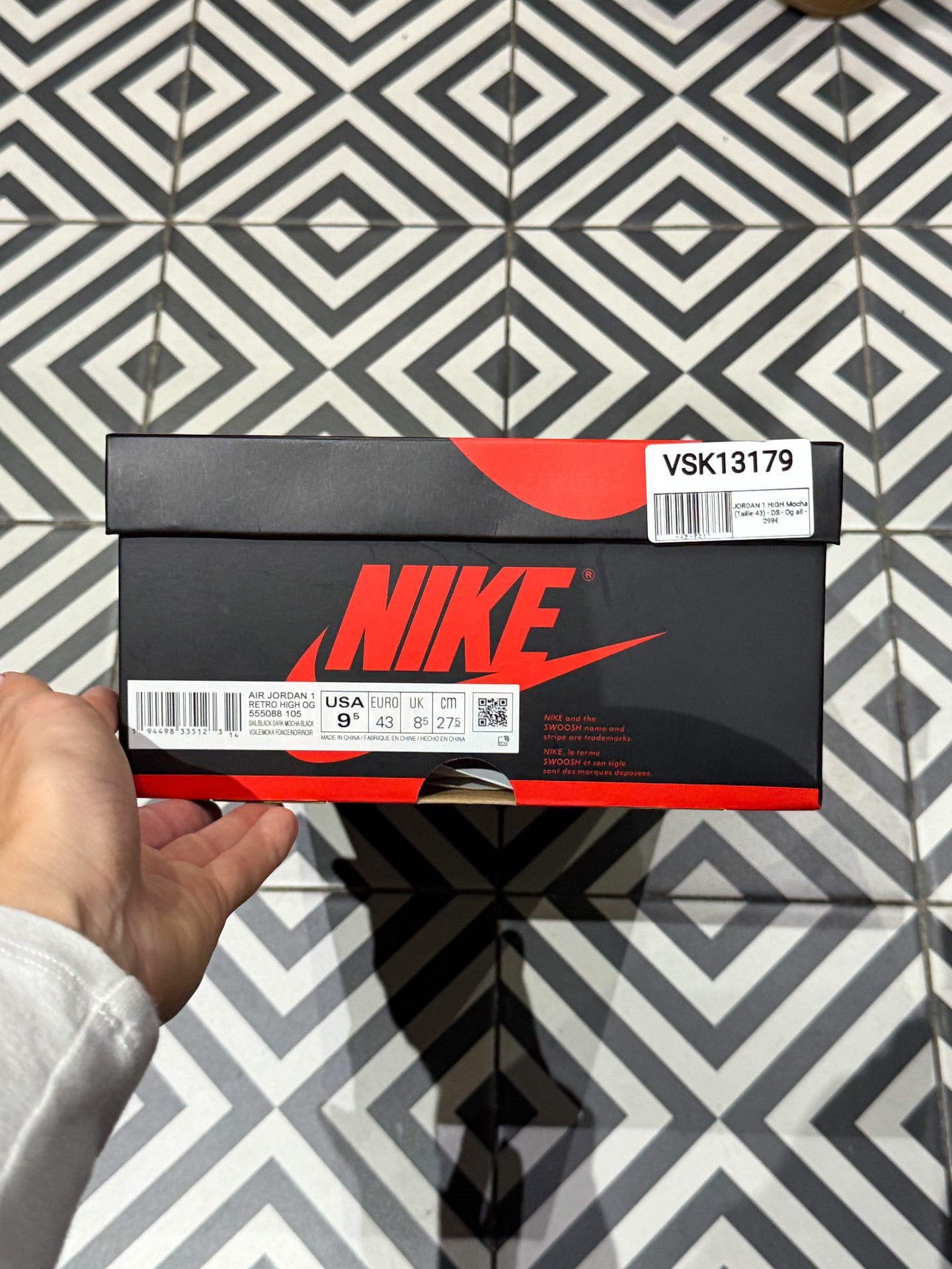 JORDAN 1 HIGH Mocha (Taille 43)