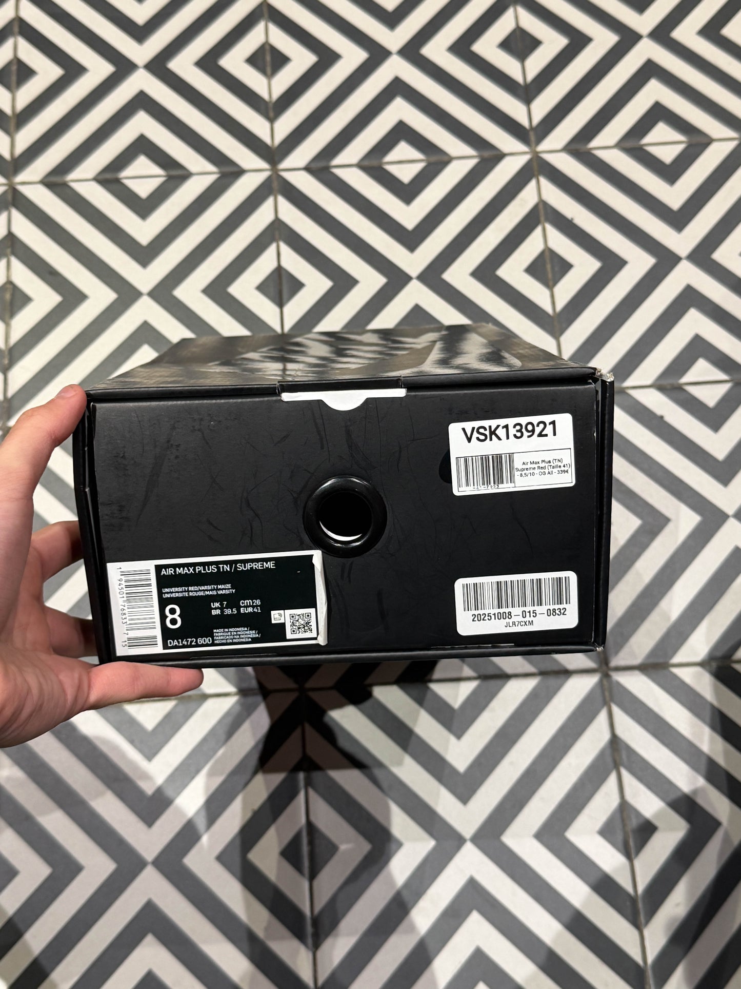 Air Max Plus (TN) Supreme Red (Taille 41)