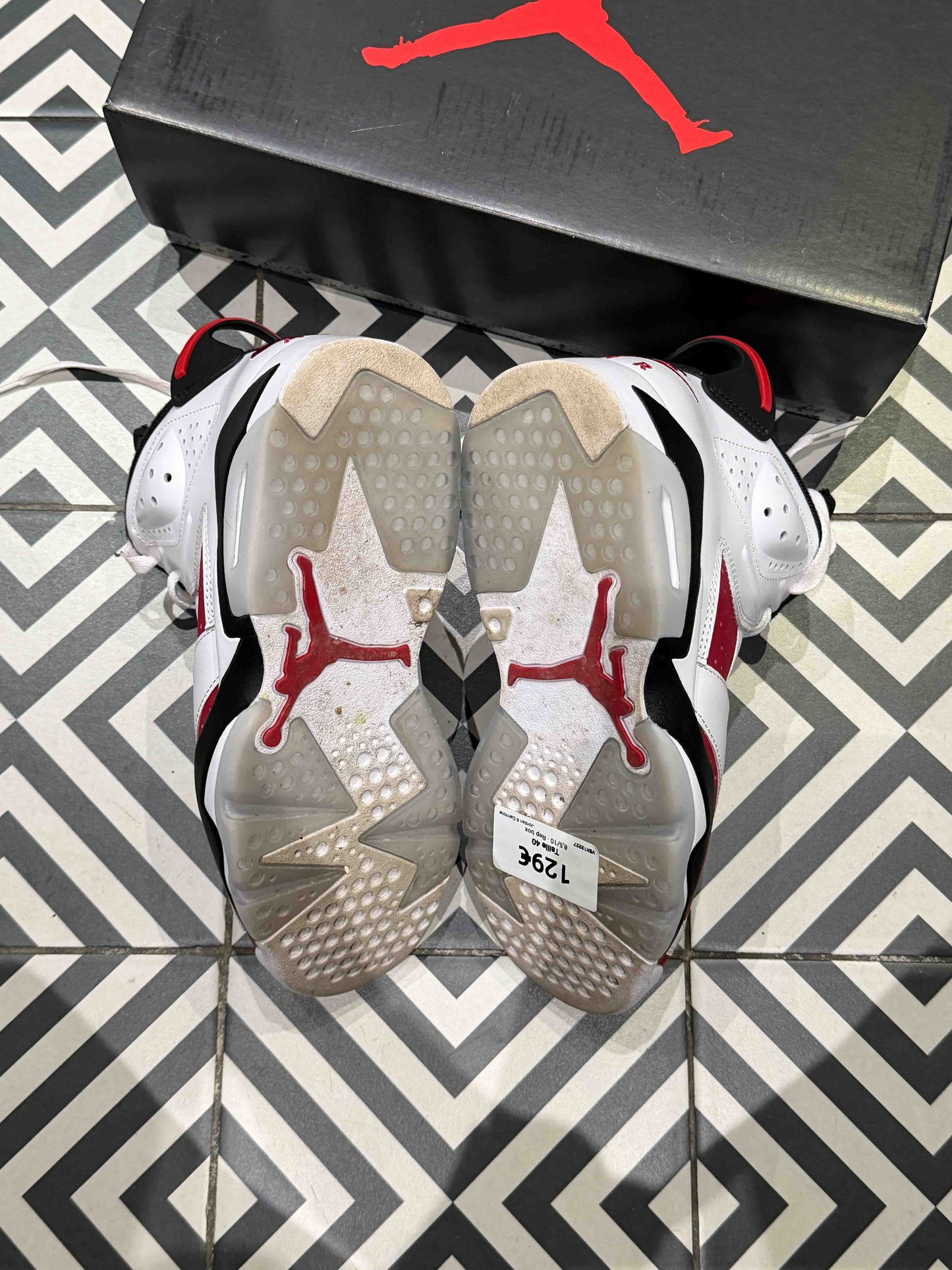 Jordan 6 Carmine (Taille 40)