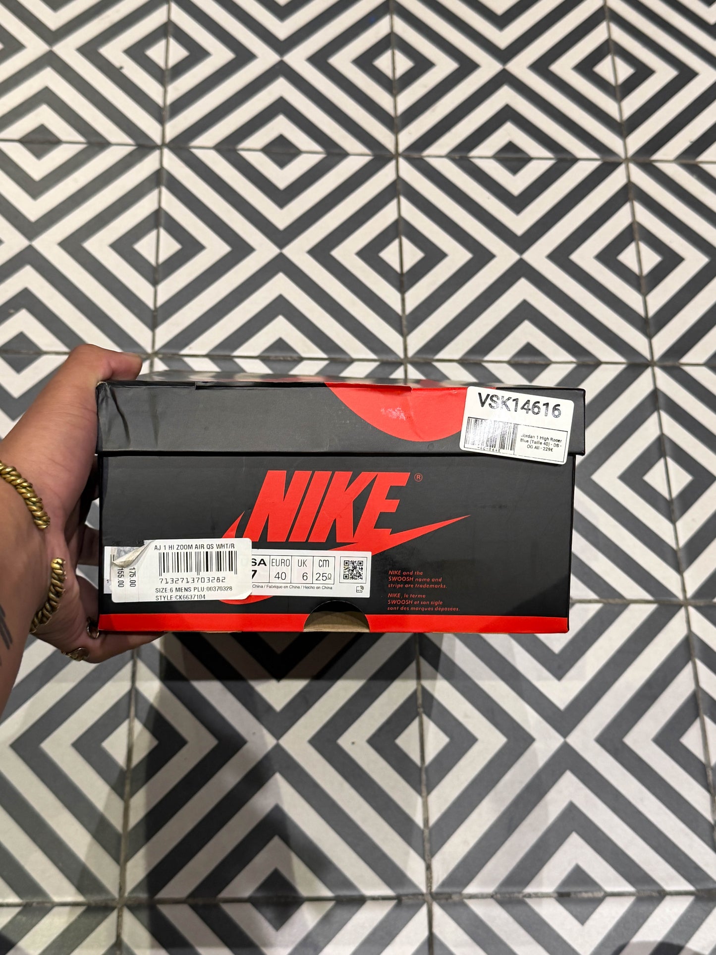 Jordan 1 High Racer Blue (Taille 40)