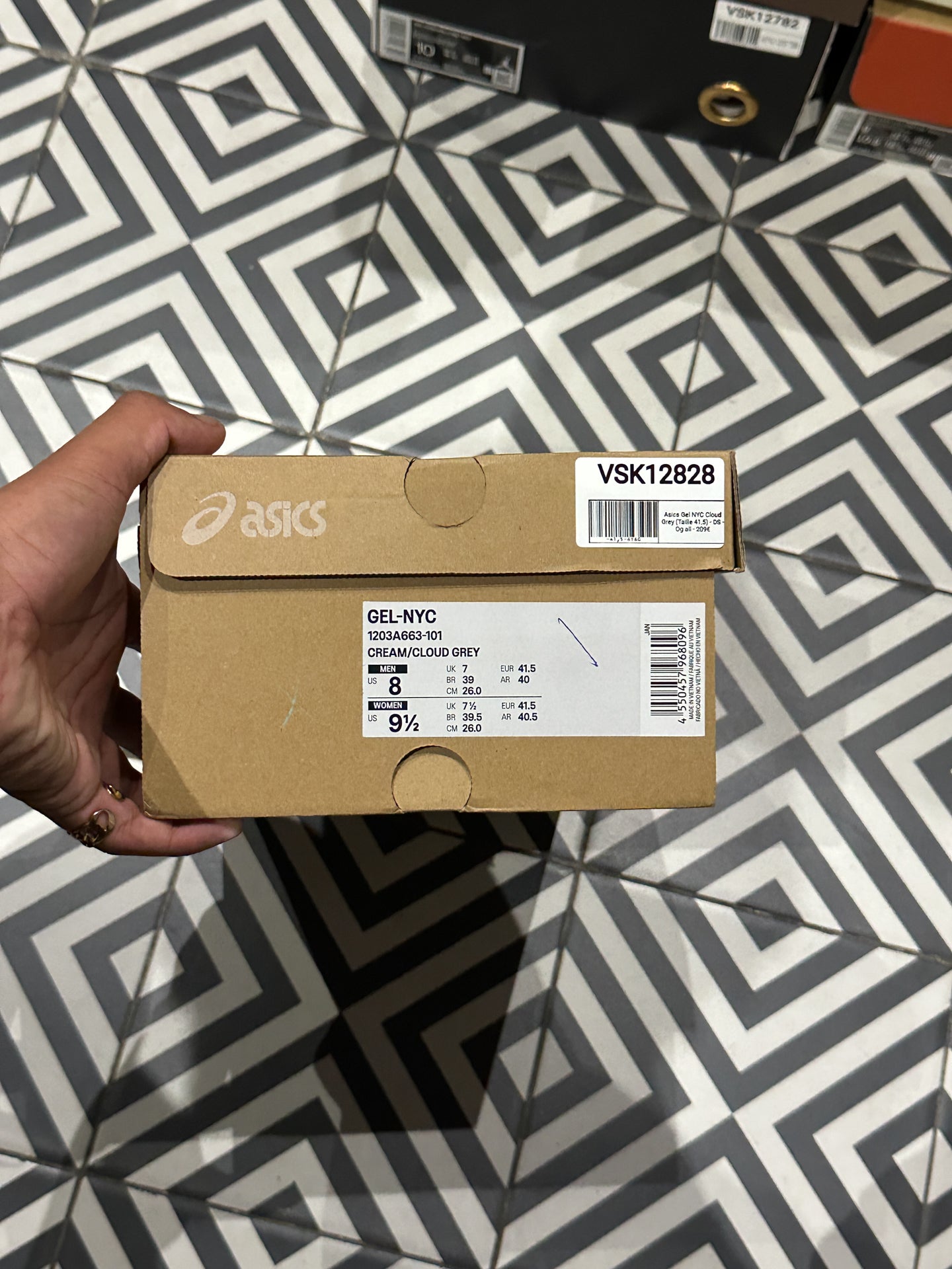 Asics Gel NYC Cloud Grey (Taille 41,5)