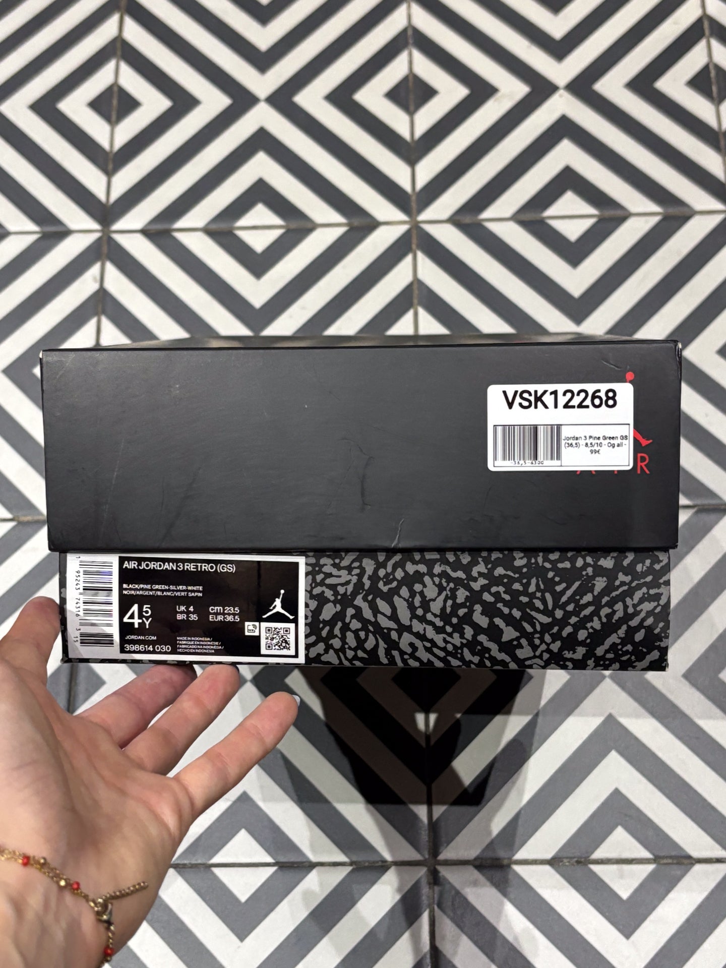 Jordan 3 Pine Green GS (36,5)