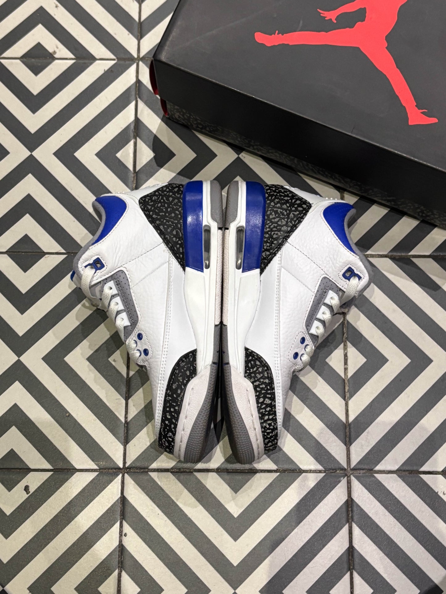 Jordan 3 Racer Blue GS (Taille 36,5)