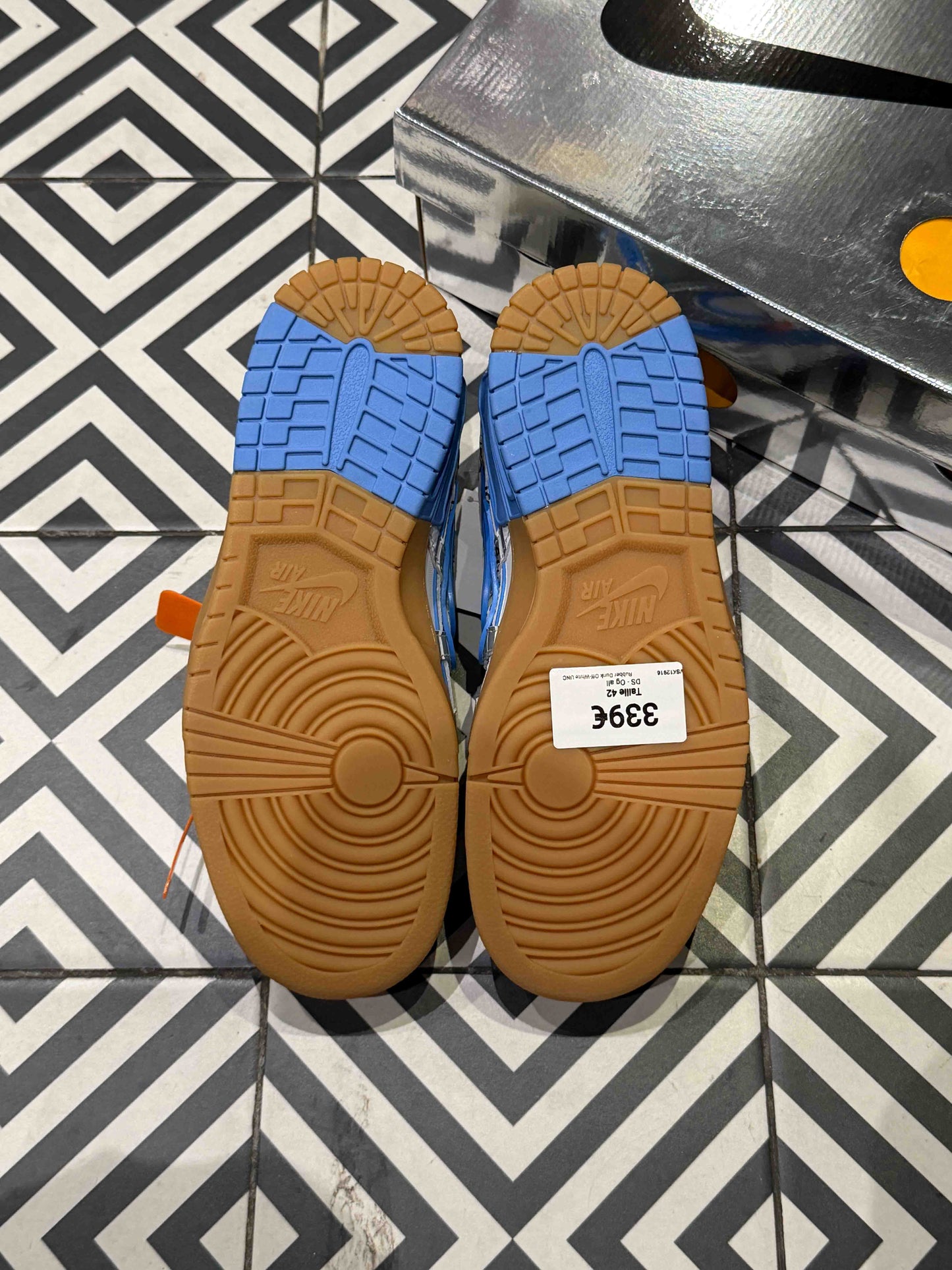 Rubber Dunk Off-White UNC (Taille 42)