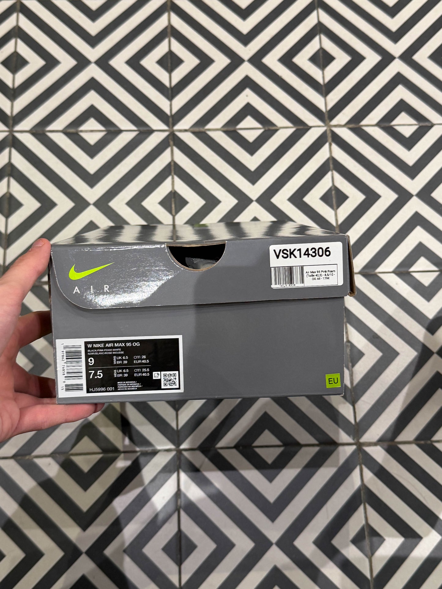 Air Max 95 Pink Foam (Taille 40,5)