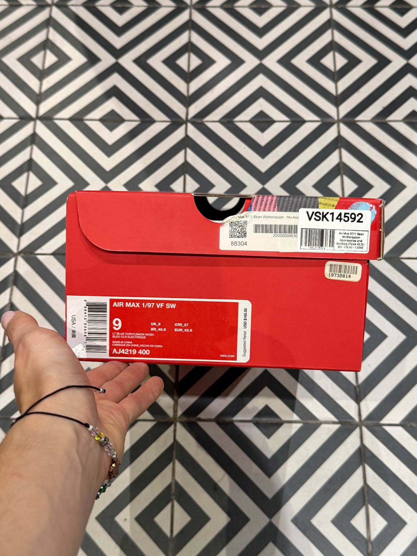 Air Max 97/1 Sean Wotherspoon Accessories and dustbag (Taille 42,5)