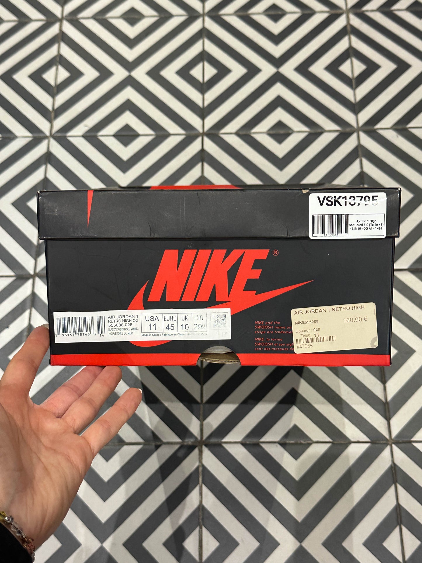 Jordan 1 High Shattered 3.0 (Taille 45)