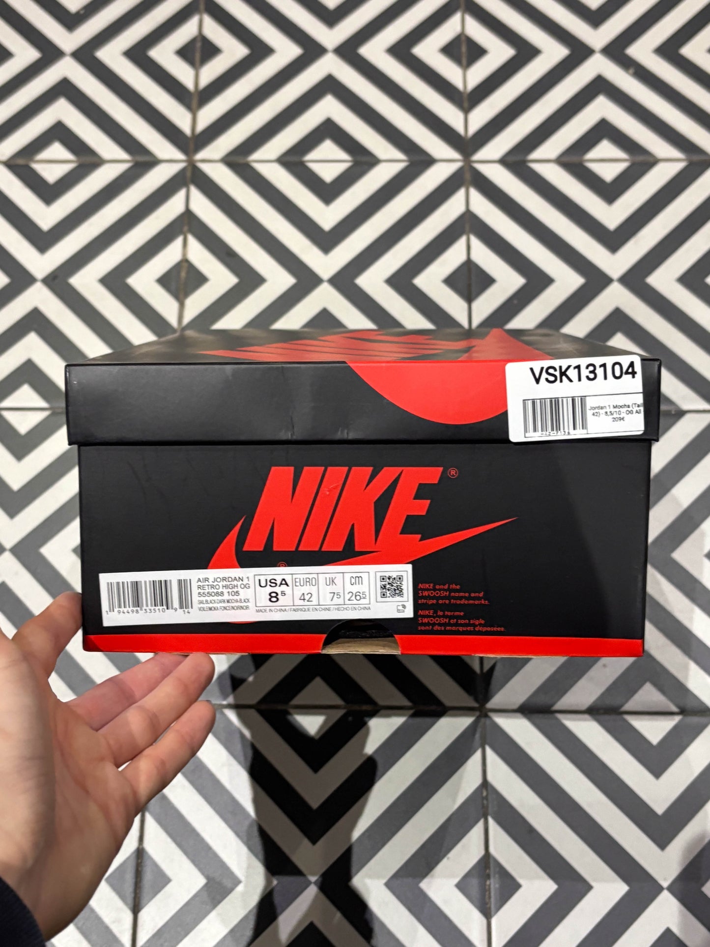 Jordan 1 Mocha (Taille 42)
