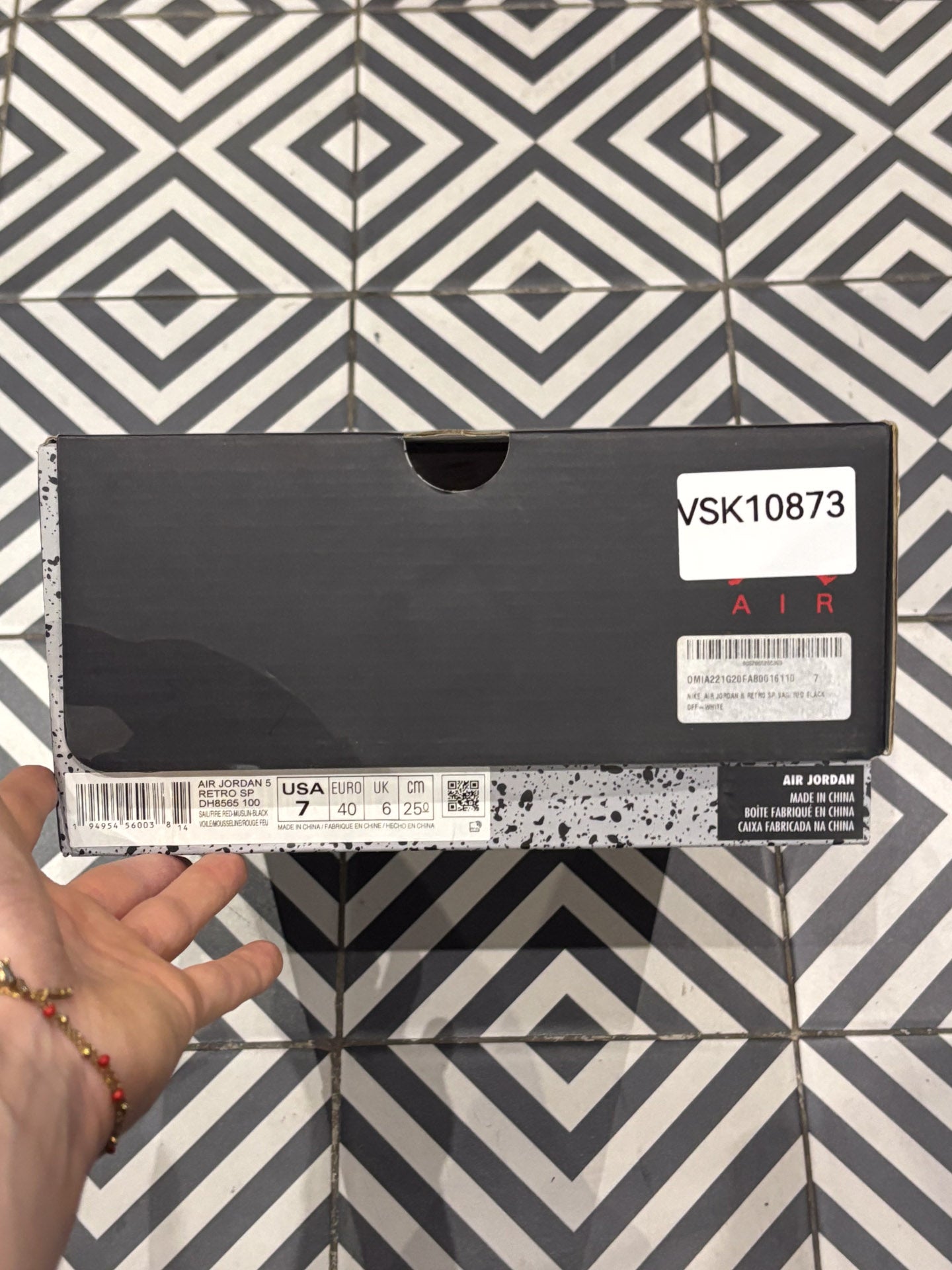 Jordan 5 Off-White Sail (Taille 40)