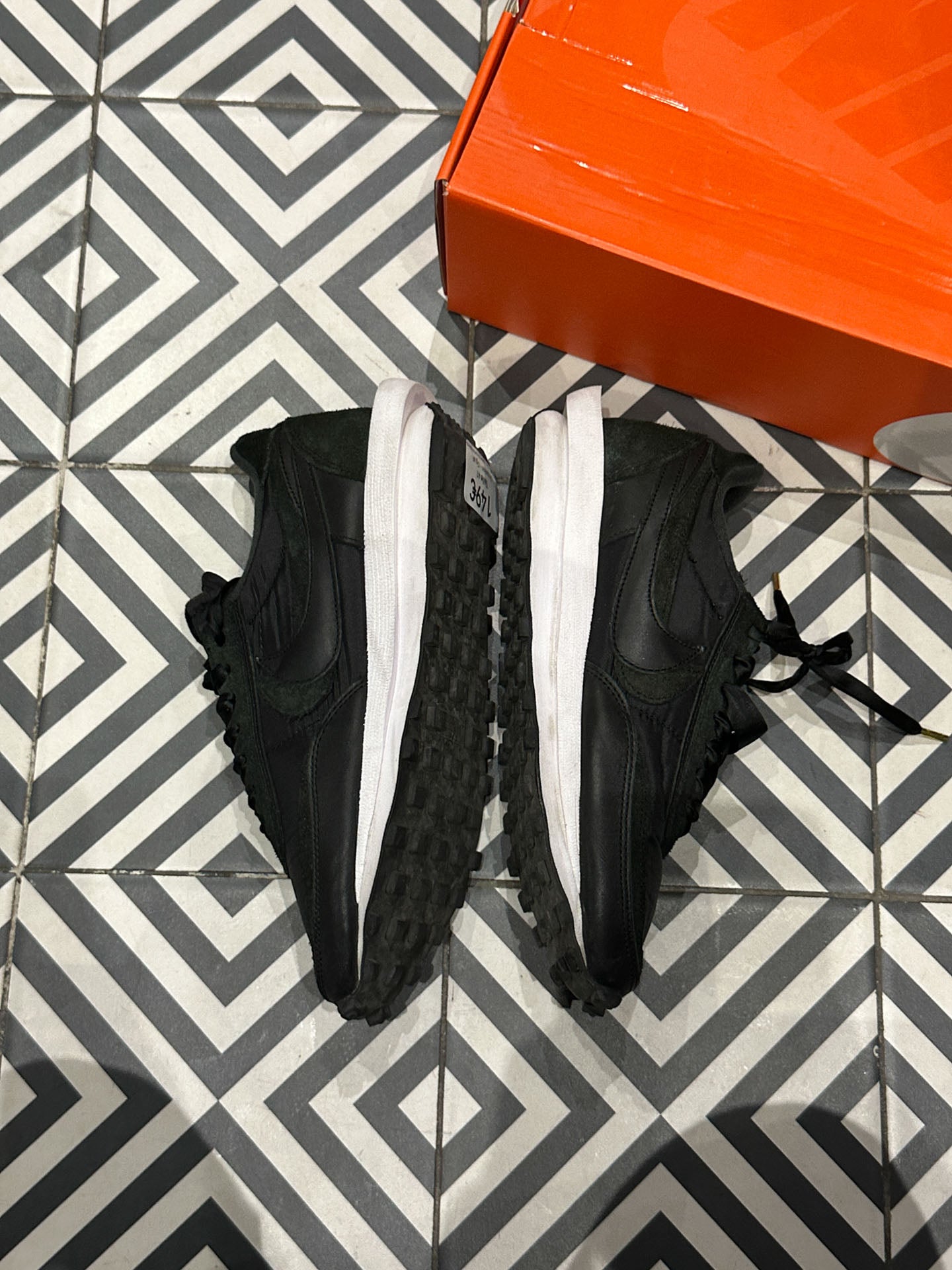 Sacai LD Waffle Nylon Black (Taille 41)