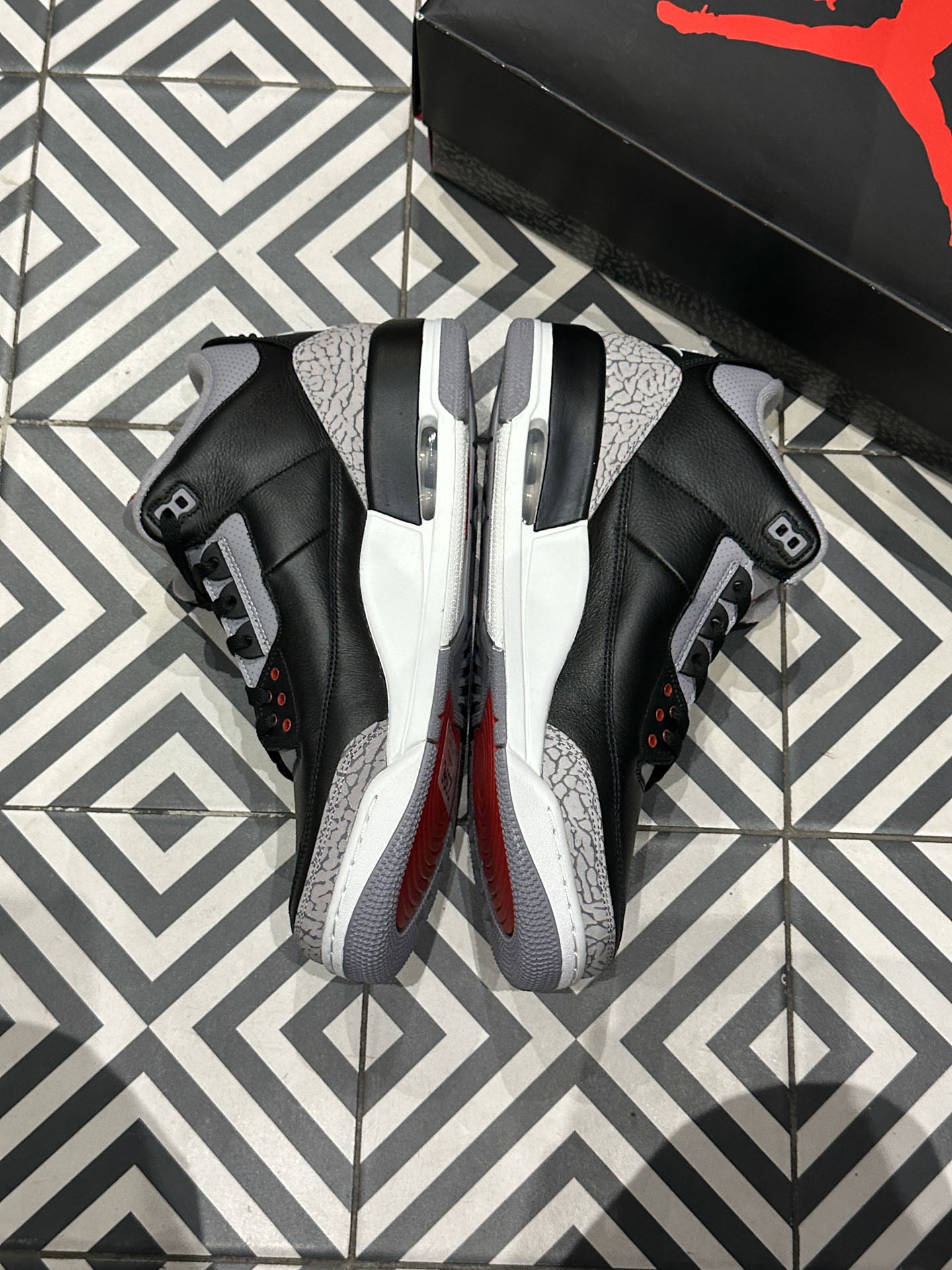 Jordan 3 Black Cement (Taille 47,5)