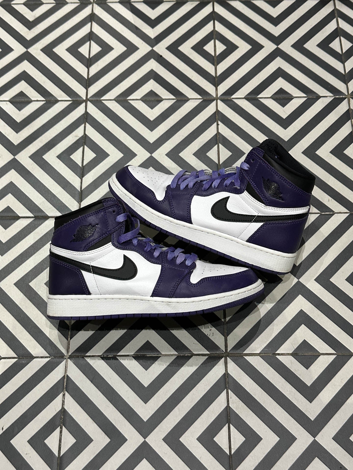 Jordan 1 High Court Purple GS (Taille 39)