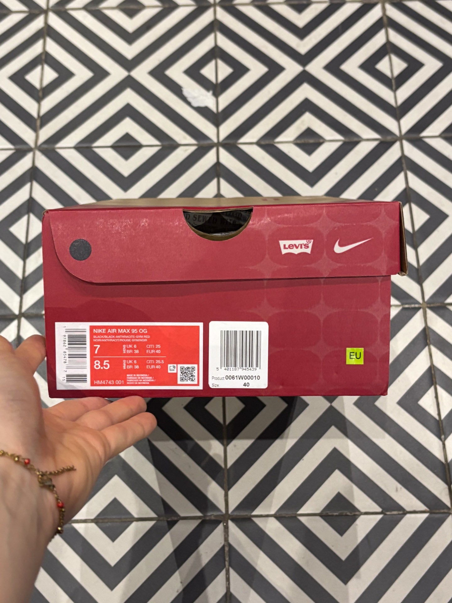 Air Max 95 Levis Black (Taille 40)