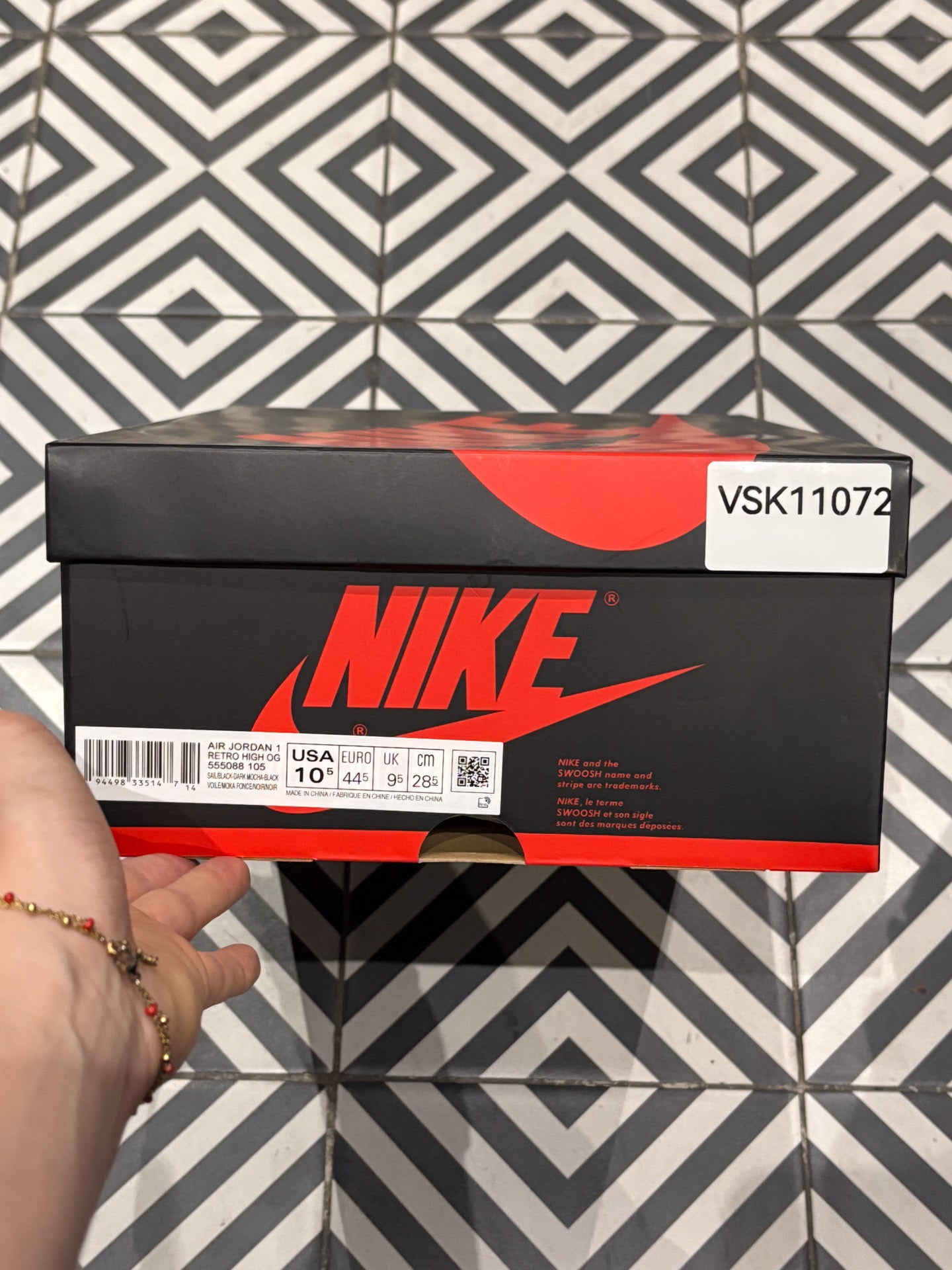 Jordan 1 High Mocha (Taille 44,5)