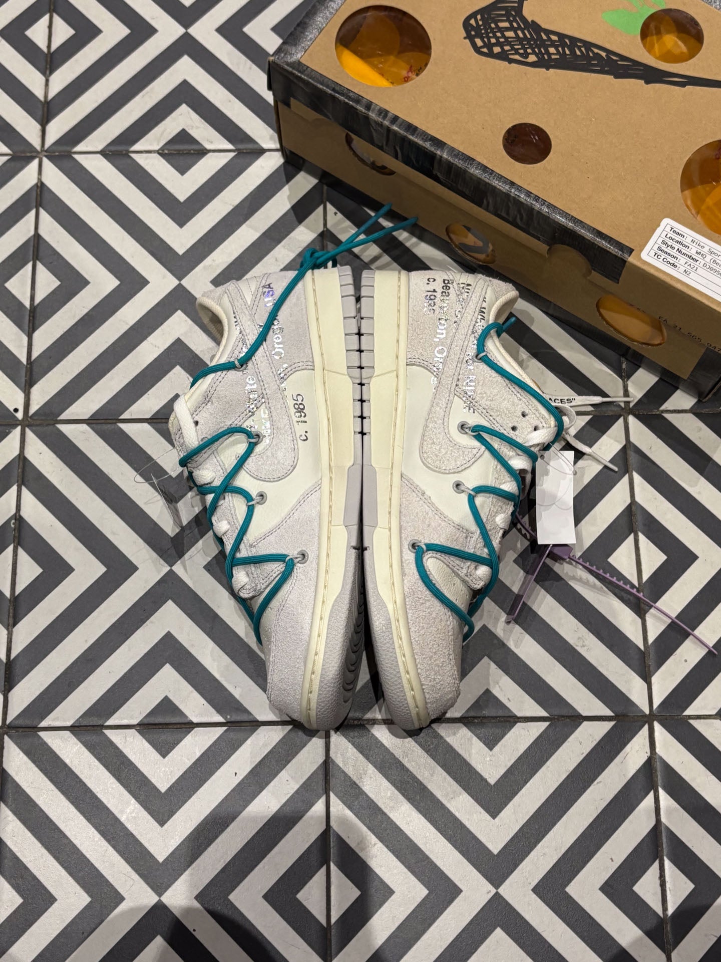 Dunk Low Off-White Lot 36/50 (Taille 43)
