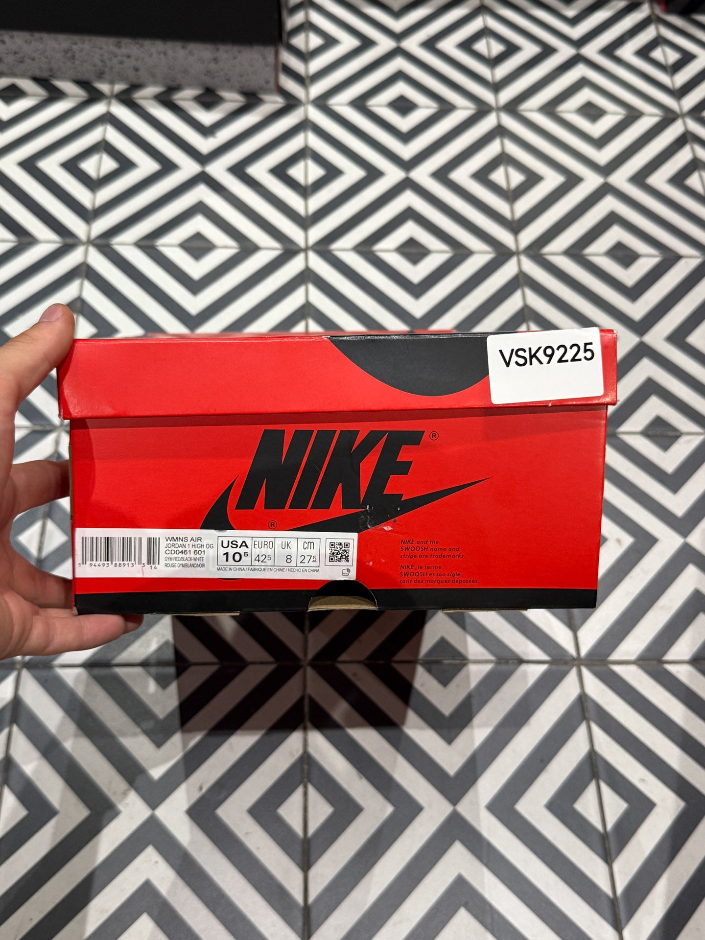 Jordan 1 High Satin Snake (Taille 42,5)