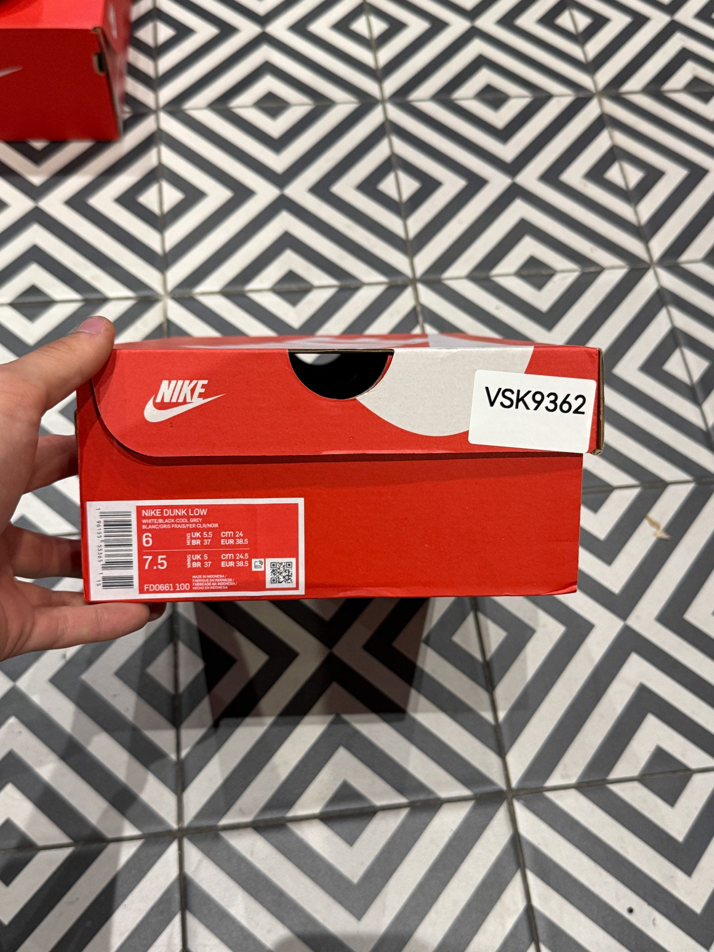 Dunk low Stencil (Taille 38,5)