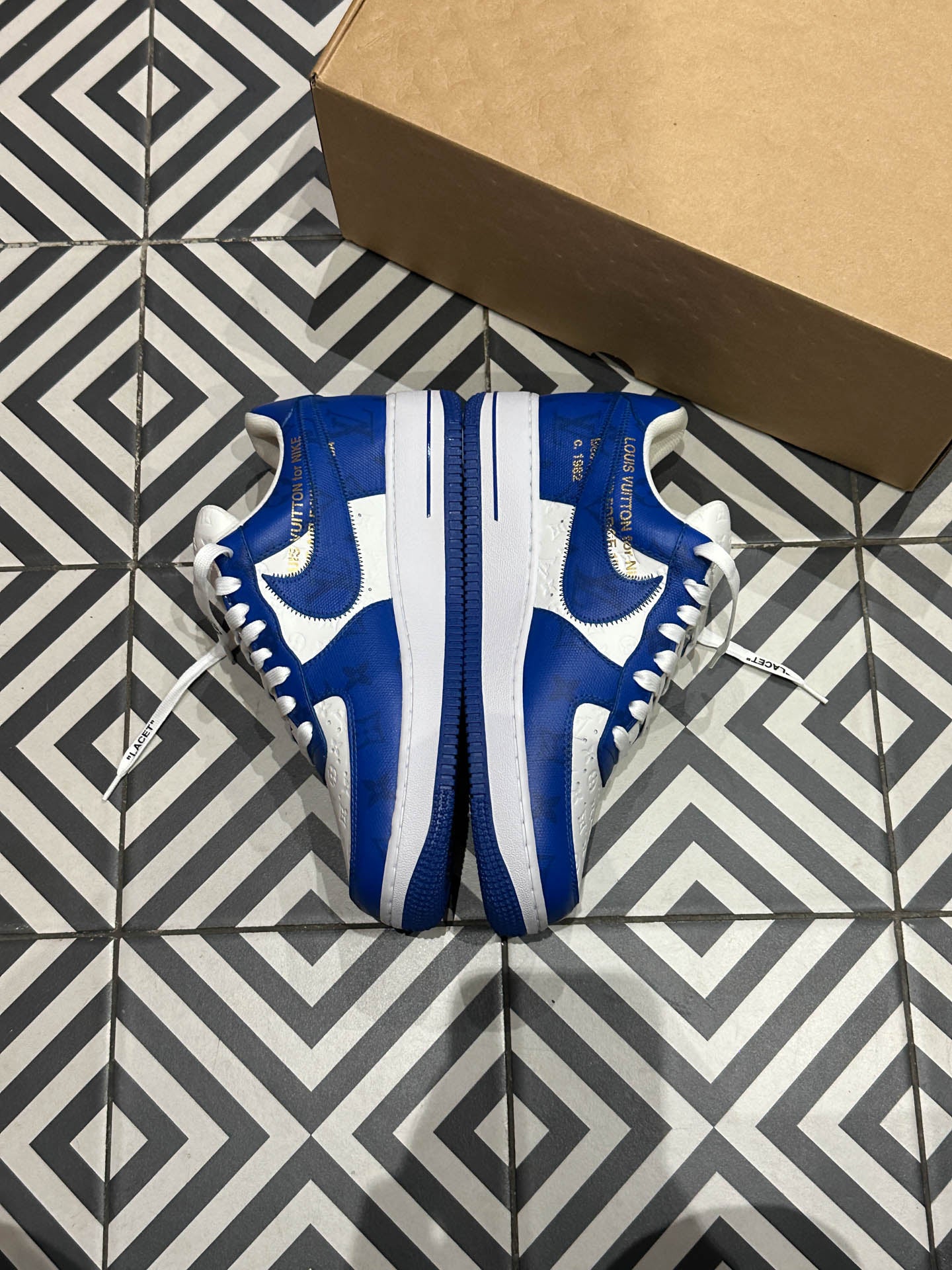 Air Force 1 Louis Vuitton Blue (Taille 42-43 (8,5US))