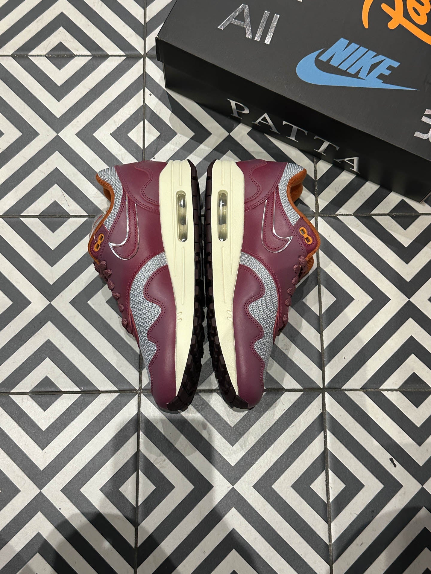 Air Max 1 Patta Dark Russet (Taille 40,5)