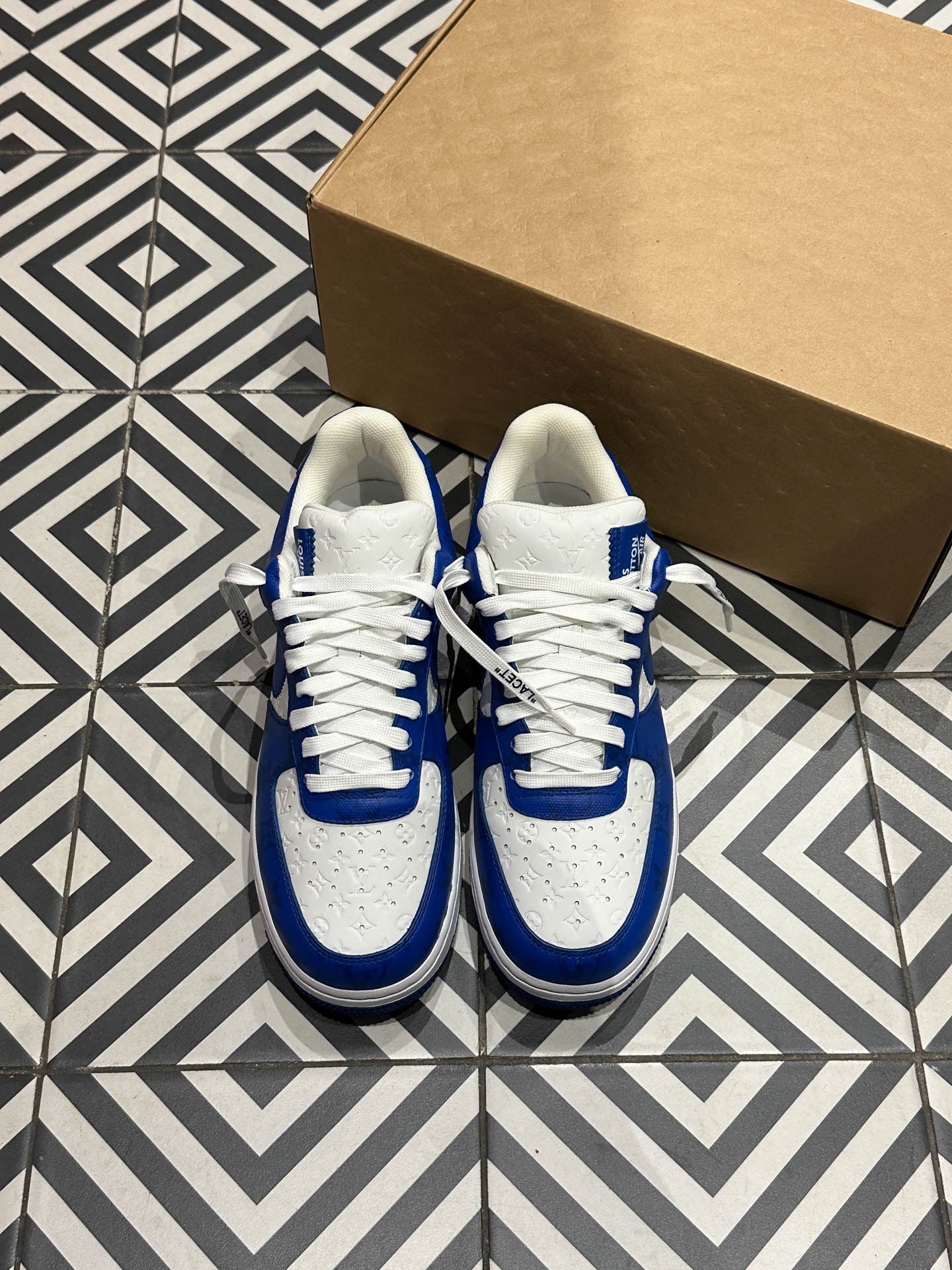 Air Force 1 Louis Vuitton Blue (Taille 42-43 (8,5US))