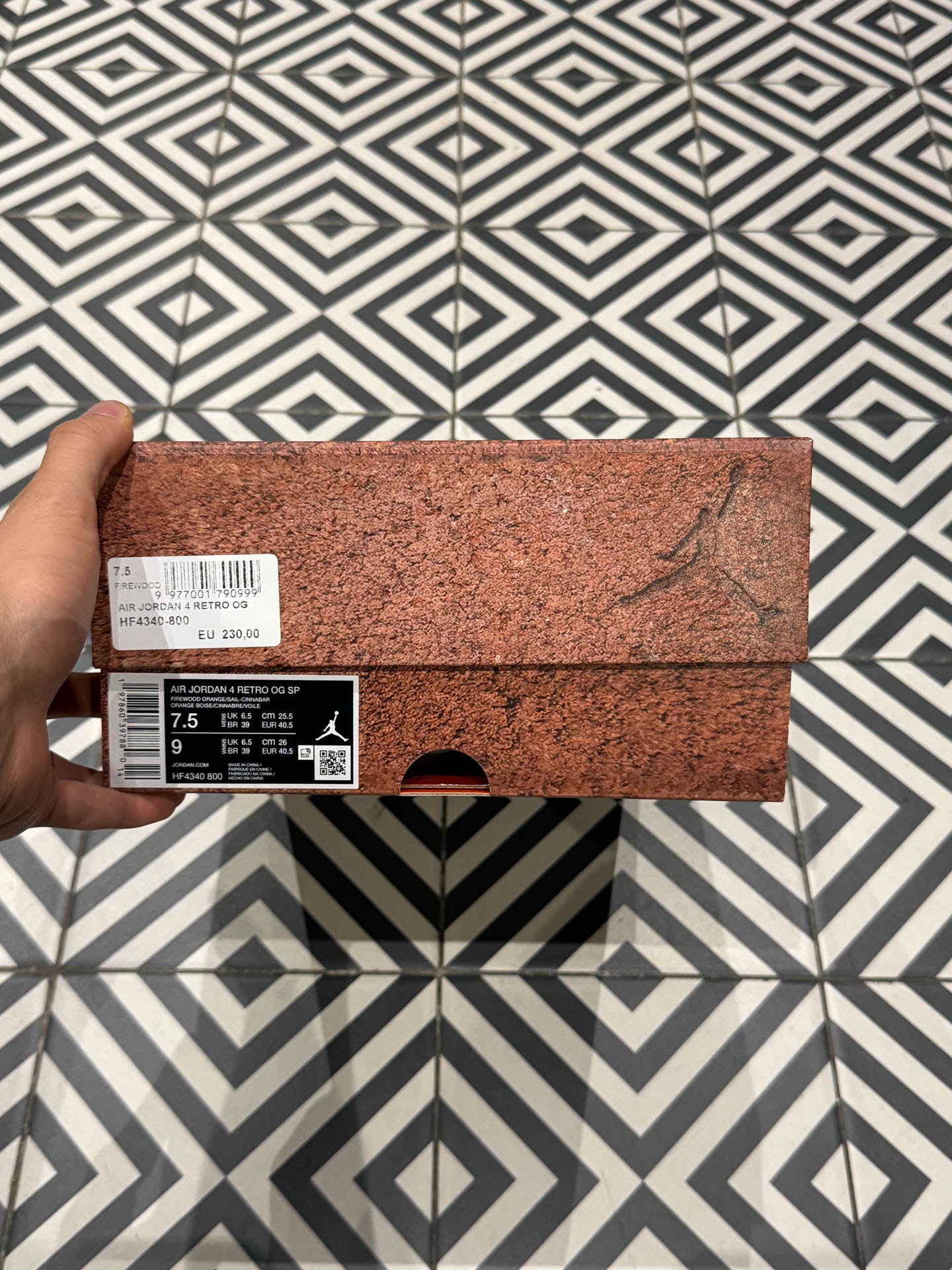Jordan 4 Nigel Sylvester Bricks By Bricks (Taille 40,5)