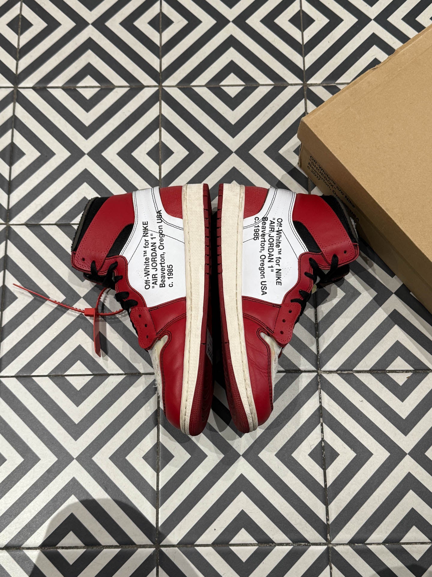 Jordan 1 High Off-White Chicago (Taille 46)