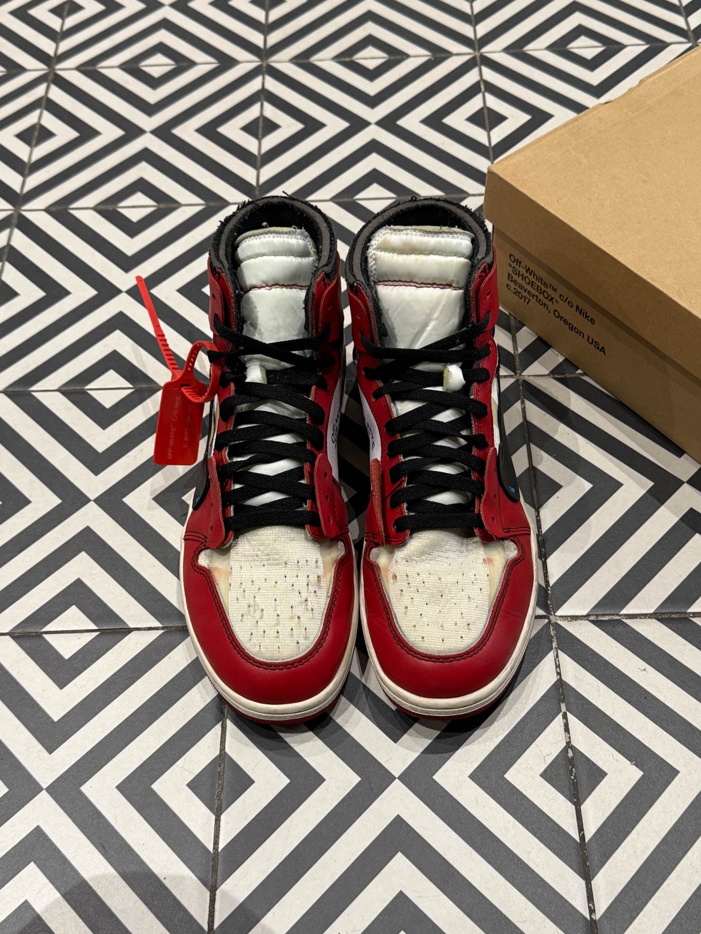 Jordan 1 High Off-White Chicago (Taille 46)