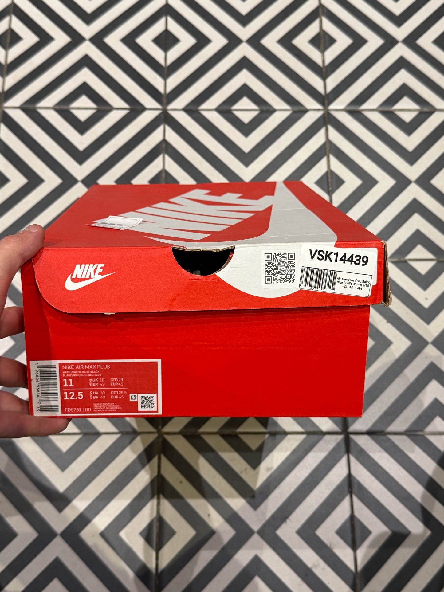 Air Max Plus (TN) Baltic Blue (Taille 45)