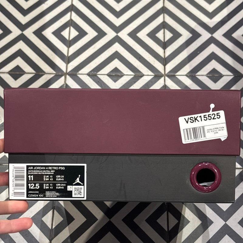 Jordan 4 PSG (Taille 45)