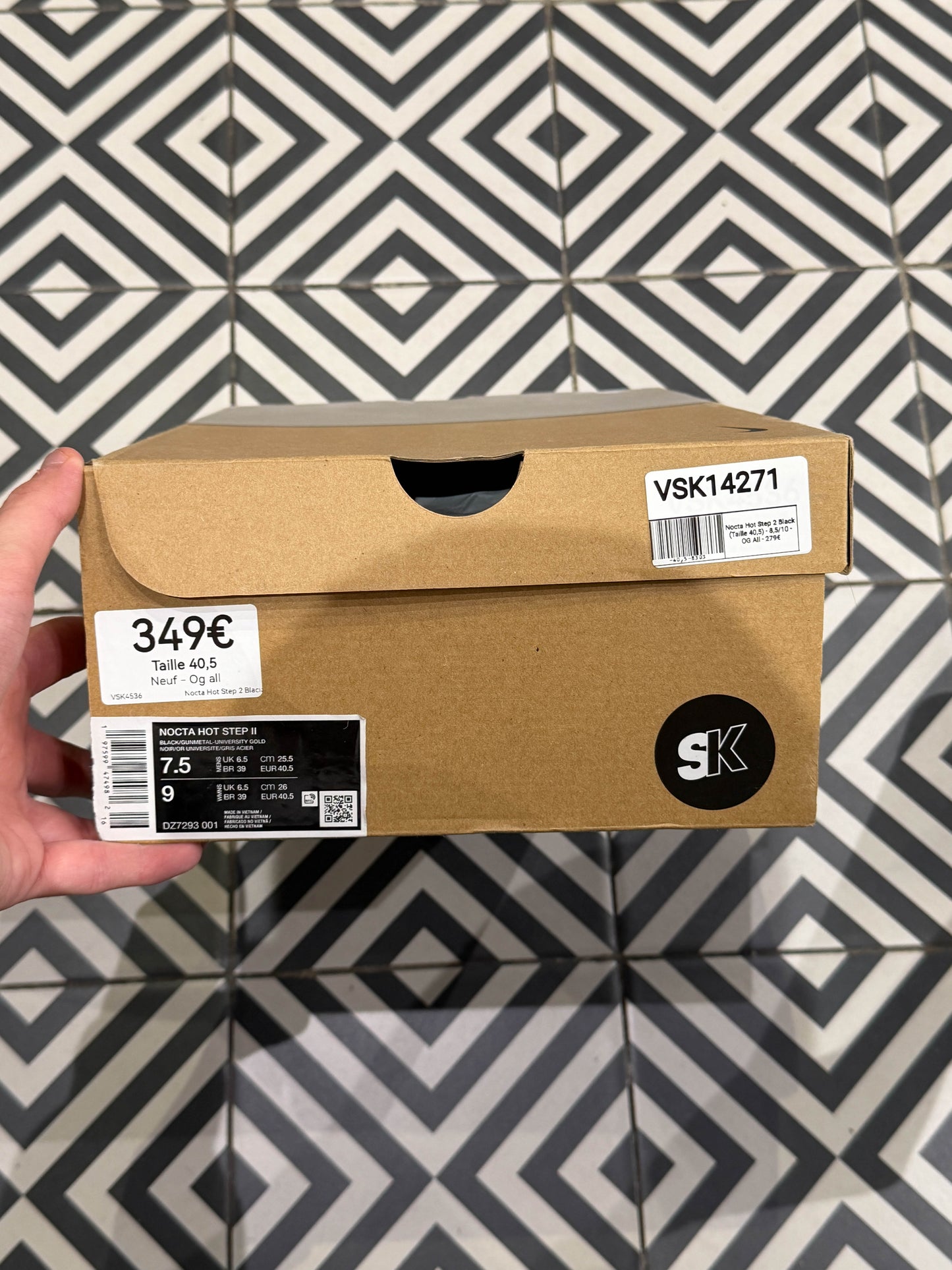 Nocta Hot Step 2 Black (Taille 40,5)