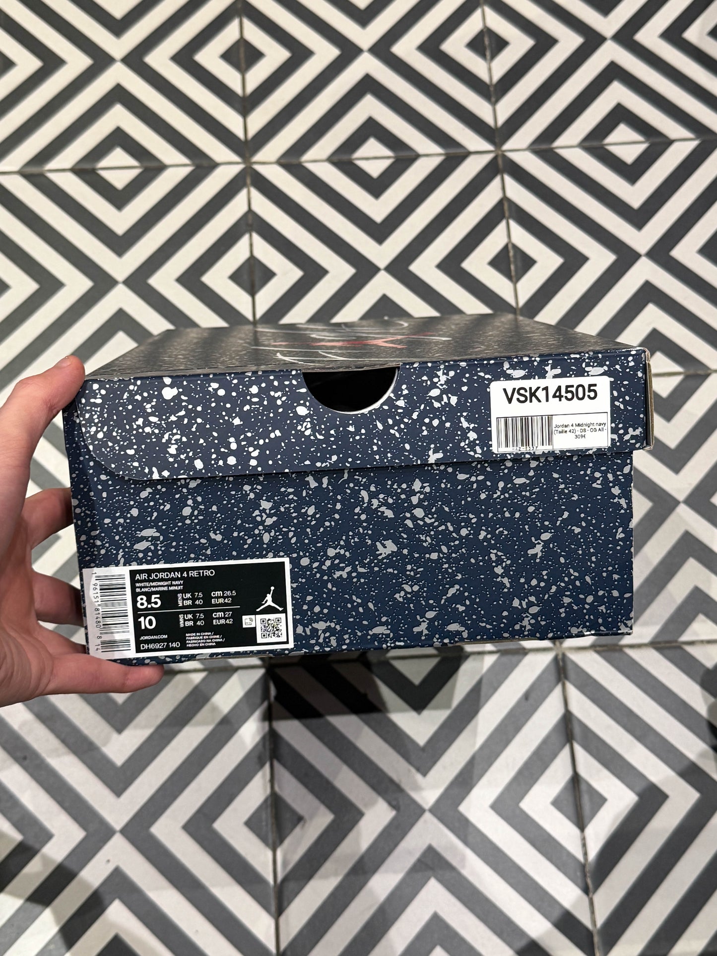 Jordan 4 Midnight navy (Taille 42)