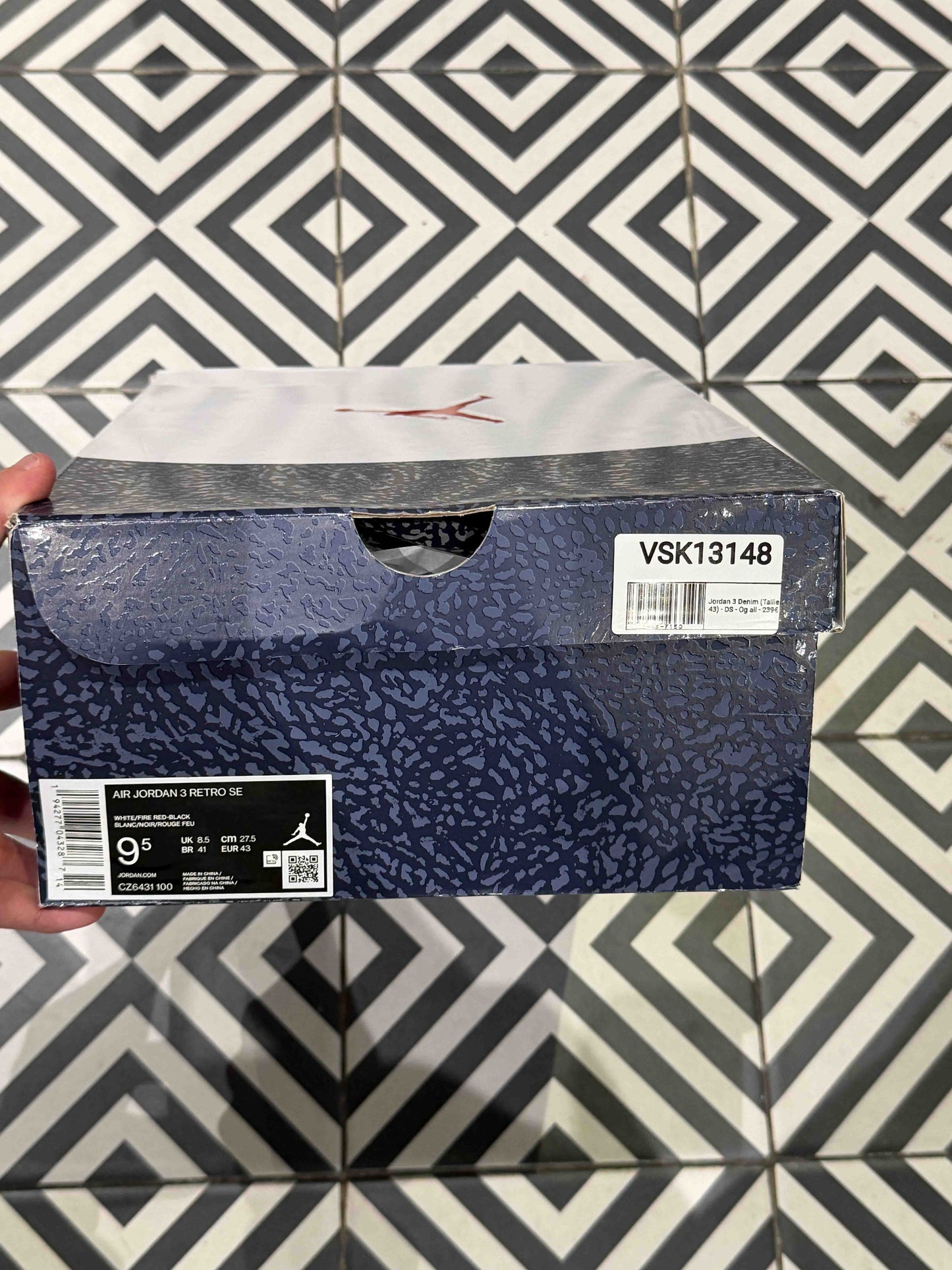 Jordan 3 Denim (Taille 43)