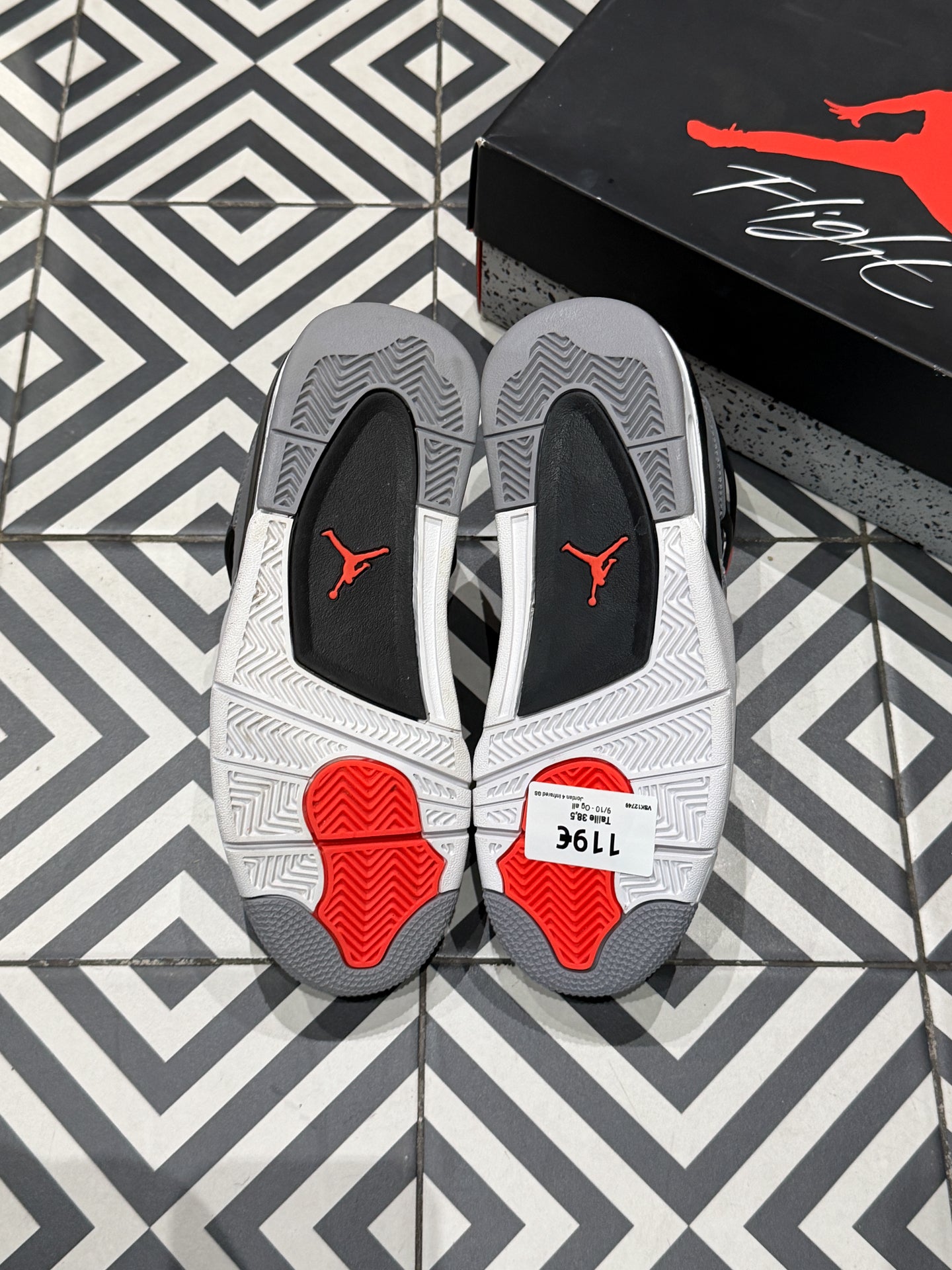 Jordan 4 Infrared GS (Taille 38,5)