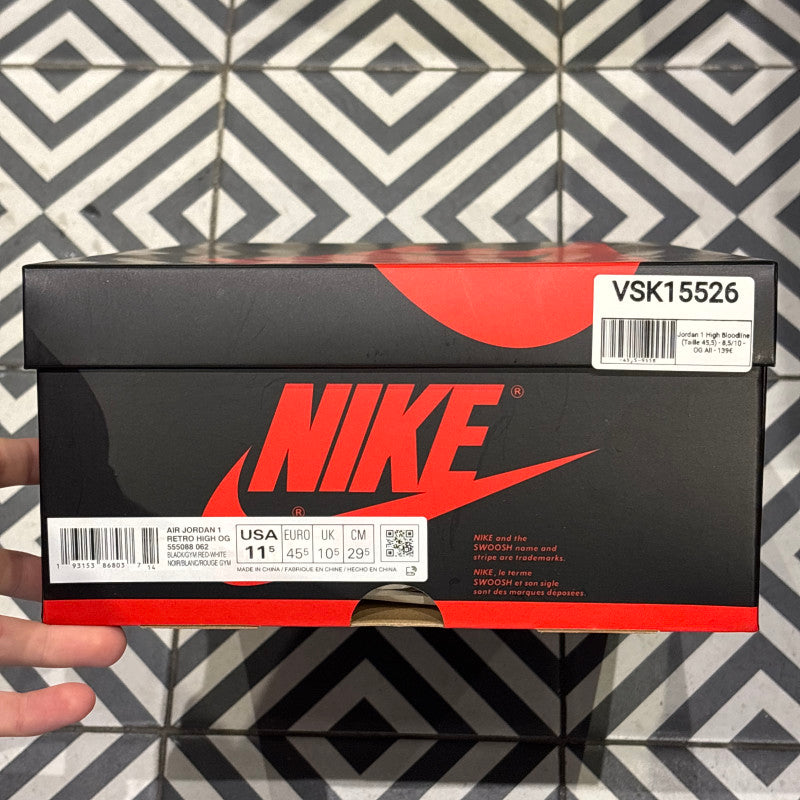 Jordan 1 High Bloodline (Taille 45,5)